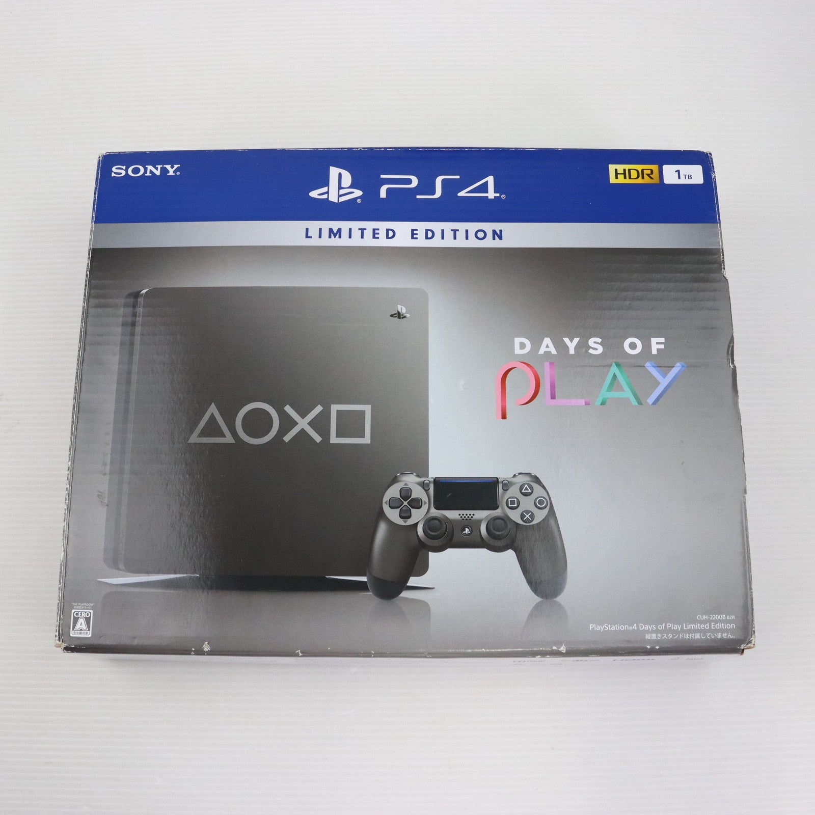 【中古即納】[本体][PS4] プレイステーション4 PlayStation4 Days of Play(デイズ オブ プレイ) Limited  Edition 1TB(CUH-2200BBZR) (20190607)