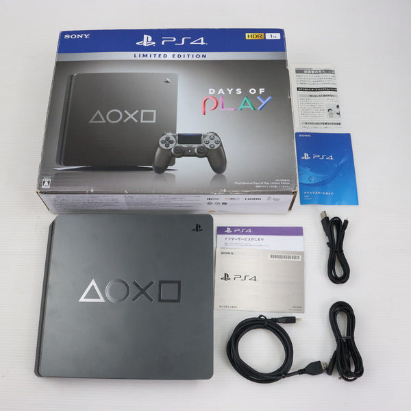 中古即納】[PS4](本体)プレイステーション4 PlayStation4 Days of Play(デイズ オブ プレイ) Limited  Edition 1TB(CUH-2200BBZR)