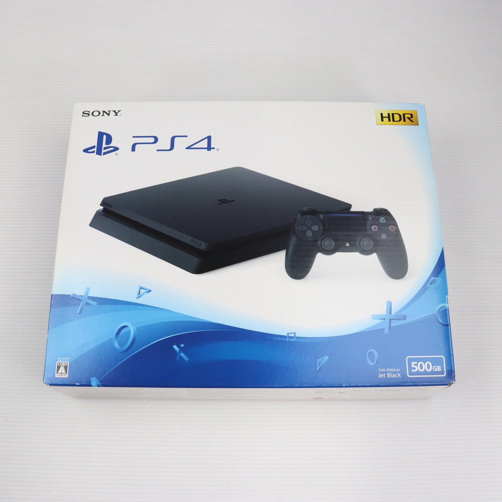 中古即納】[PS4](本体)プレイステーション4 PlayStation4 ジェット・ブラック HDD500GB(CUH-2100AB01)