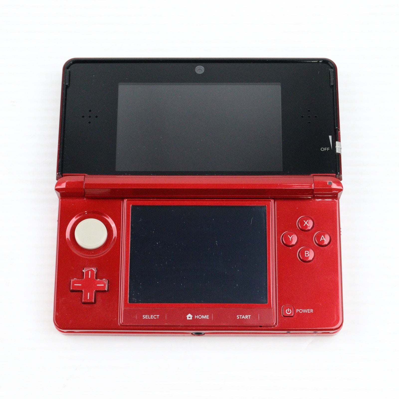 中古】任天堂 ニンテンドー3DS フレアレッド 抜き出し CTR-S-RAAA 元箱あり