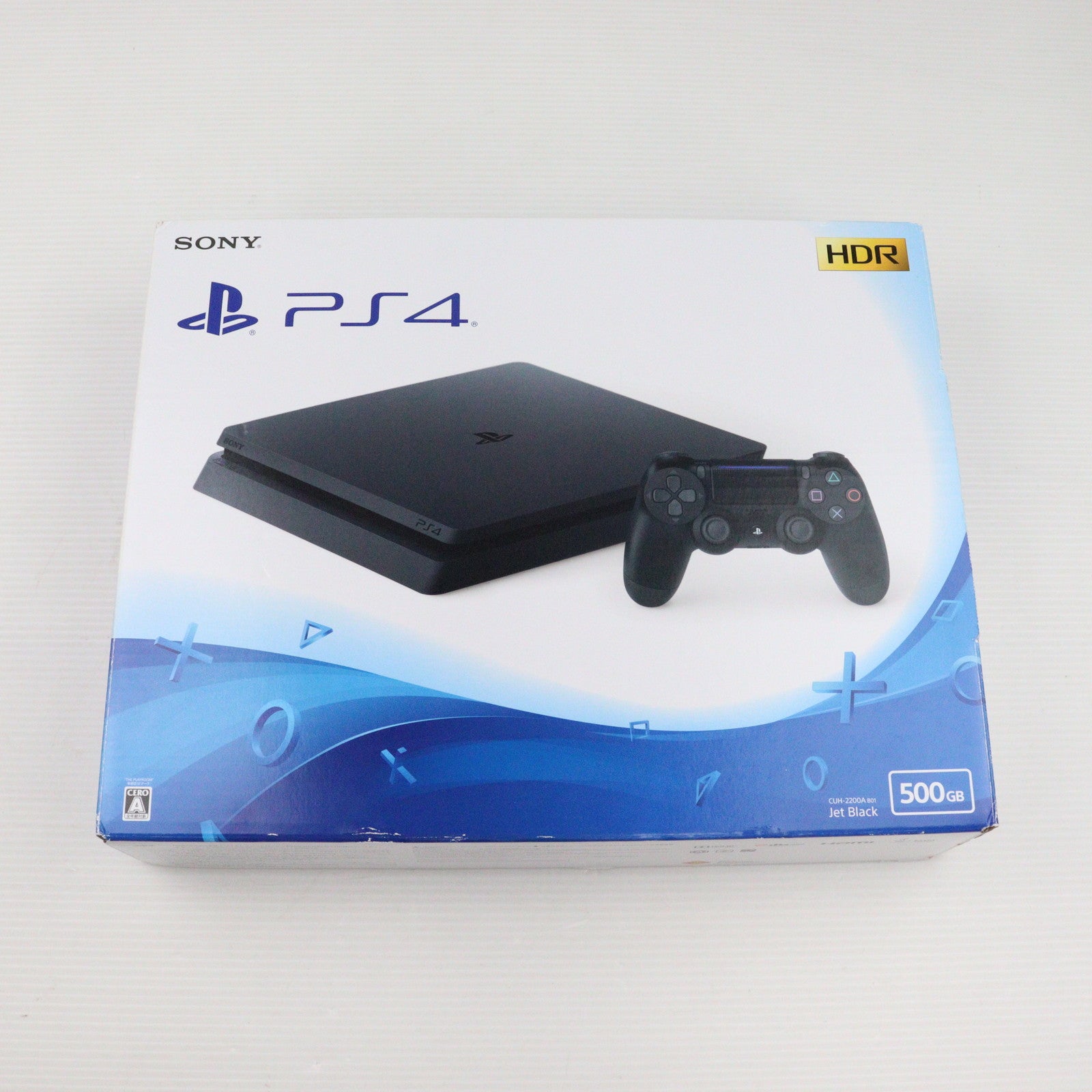 【中古即納】[本体][PS4]プレイステーション4 PlayStation4 ジェット・ブラック  HDD500GB(CUH-2200AB01)(20180702)