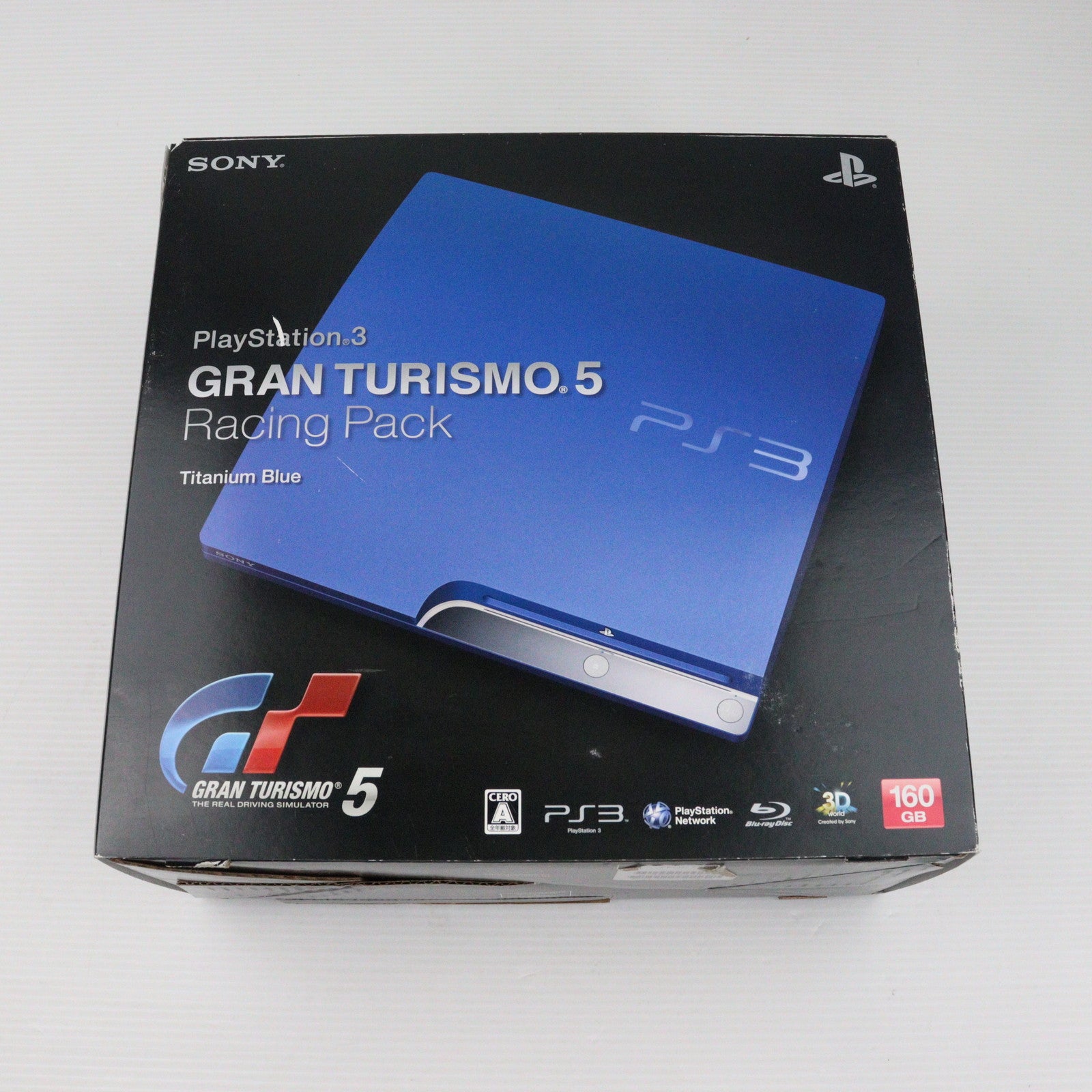 【中古即納】[本体][PS3]PlayStation3 160GB GRAN TURISMO 5 RACING PACK(プレイステーション3  160GB グランツーリスモ5 レーシングパック)(CEJH-10007)(20101125)