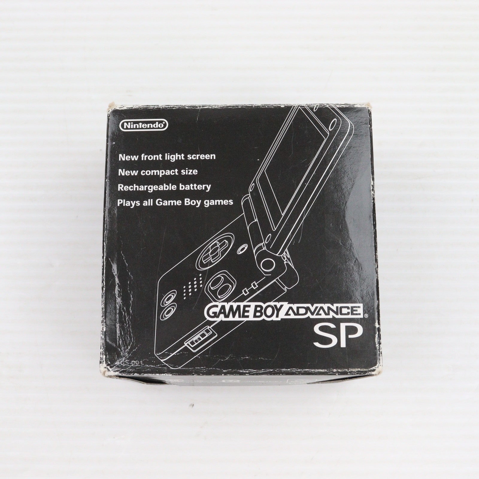 【中古即納】[本体][GBA]ゲームボーイアドバンスSP GAMEBOY ADVANCE SP オニキスブラック(AGS-S-ZKA)(20030214)