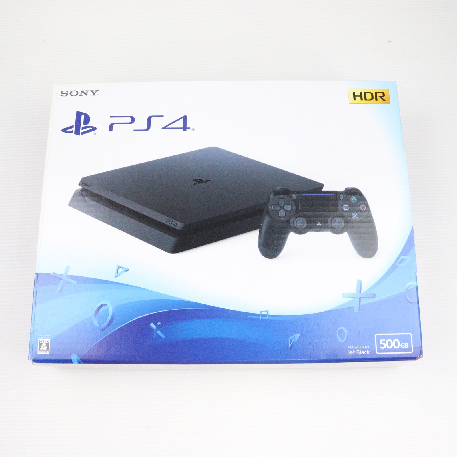 中古即納】[PS4](本体)プレイステーション4 PlayStation4 ジェット・ブラック HDD500GB(CUH-2100AB01)