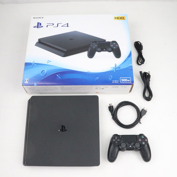 【中古即納】[本体][PS4]プレイステーション4 PlayStation4 ジェット・ブラック  HDD500GB(CUH-2100AB01)(20170724)