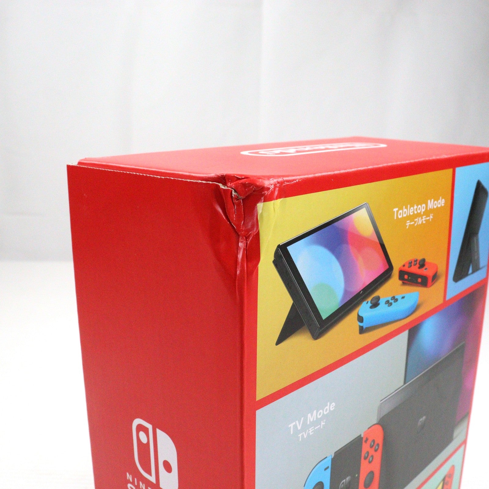 【中古即納】[本体][Switch](未使用)Nintendo Switch(有機ELモデル) ニンテンドースイッチ Joy-Con(L) ネオンブルー/(R) ネオンレッド(HEG-S-KABAA)(20211008)