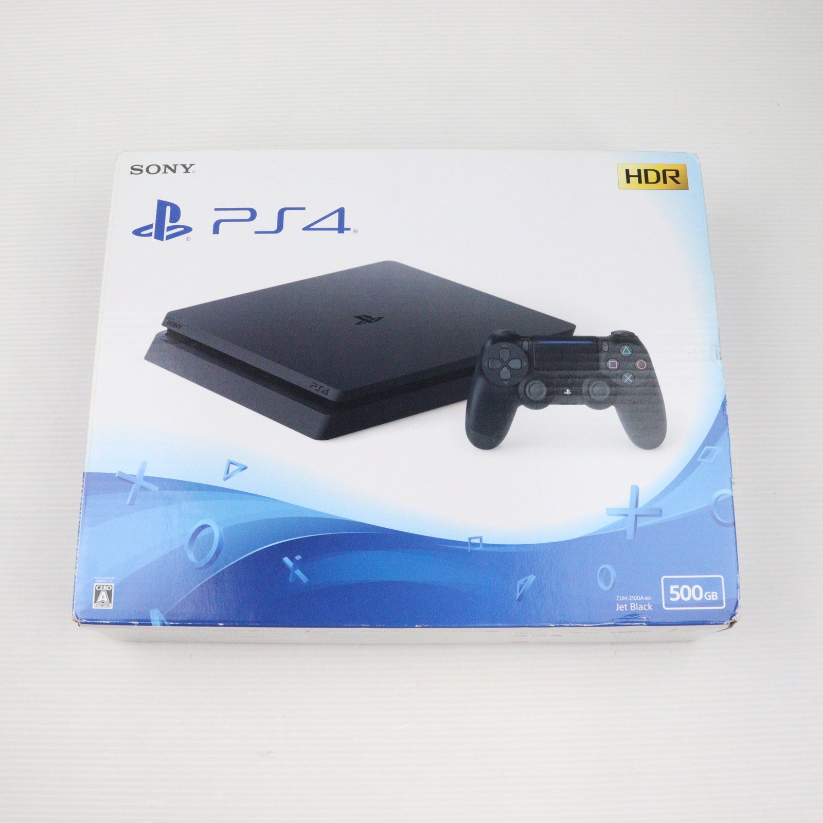 中古即納】[PS4](本体)プレイステーション4 PlayStation4 ジェット・ブラック HDD500GB(CUH-2100AB01)