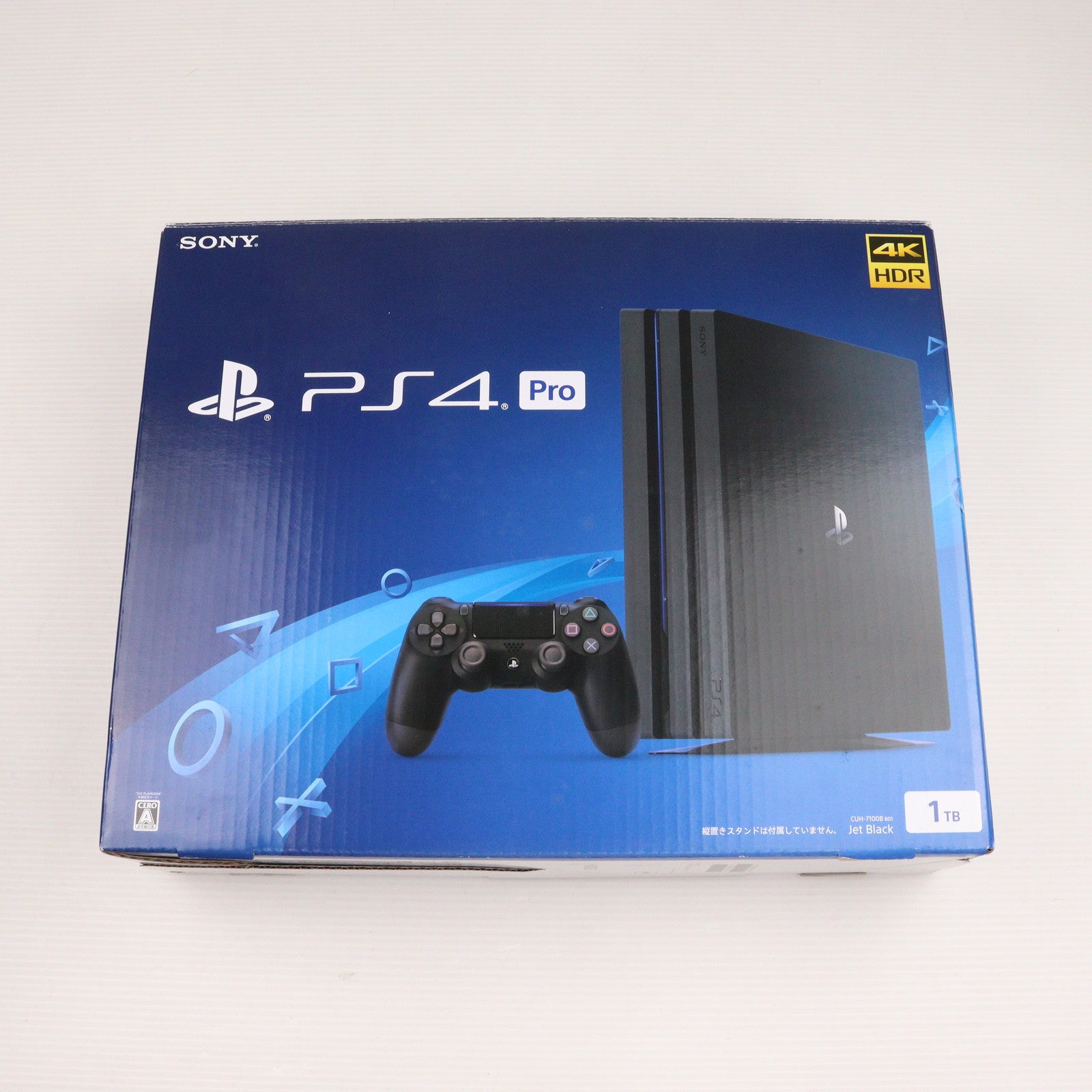 【中古即納】[本体][PS4] プレイステーション4 プロ PlayStation4 Pro ジェット・ブラック 1TB(CUH-7100BB01)  (20170929)