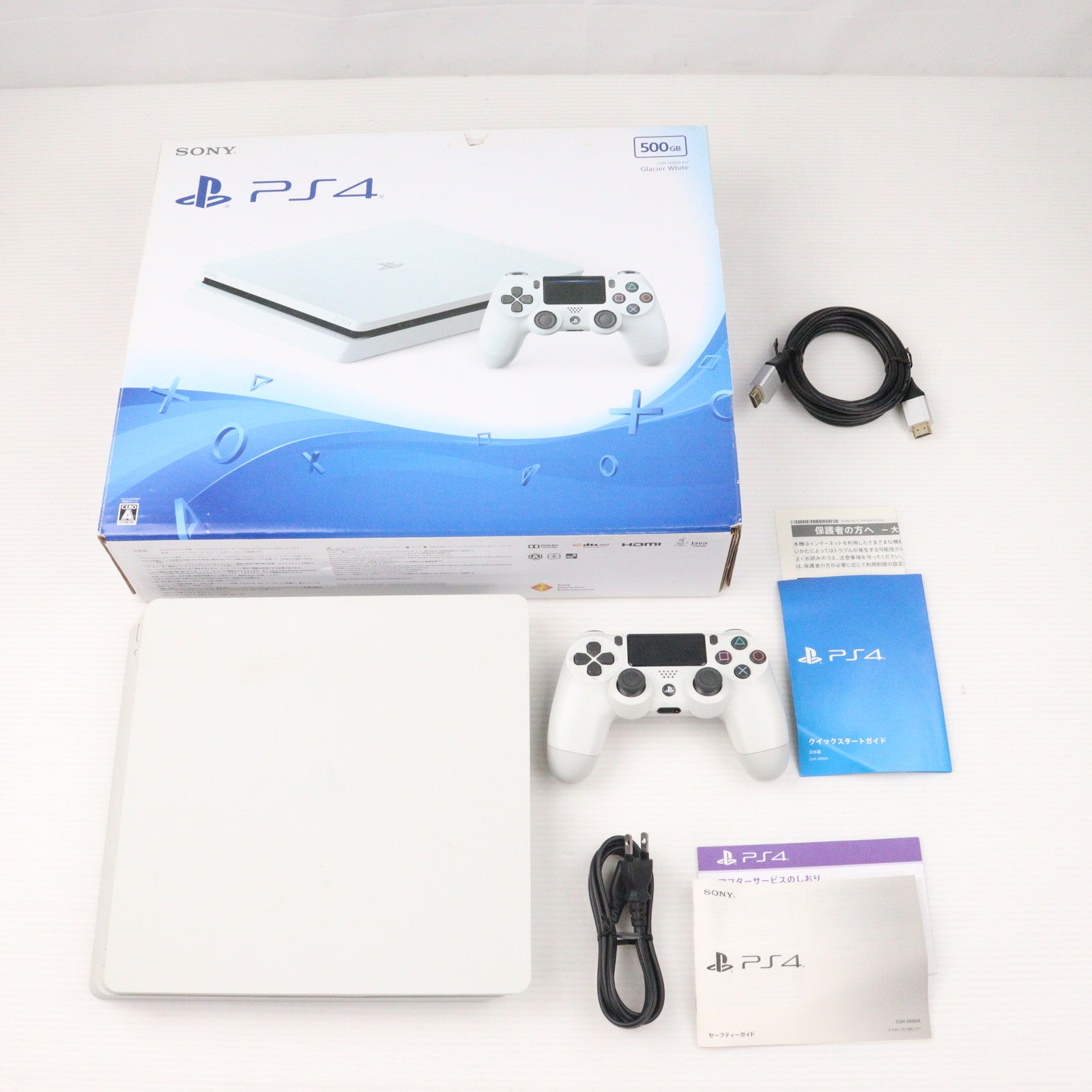 PlayStation®4 グレイシャー・ホワイト 500GB 荒 CUH-210…