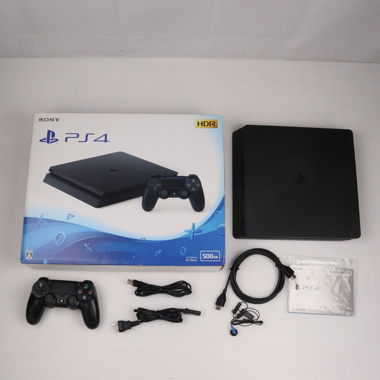 【中古即納】[本体][PS4] プレイステーション4 PlayStation4 ジェット・ブラック HDD500GB(CUH-2100AB01)  (20170724)