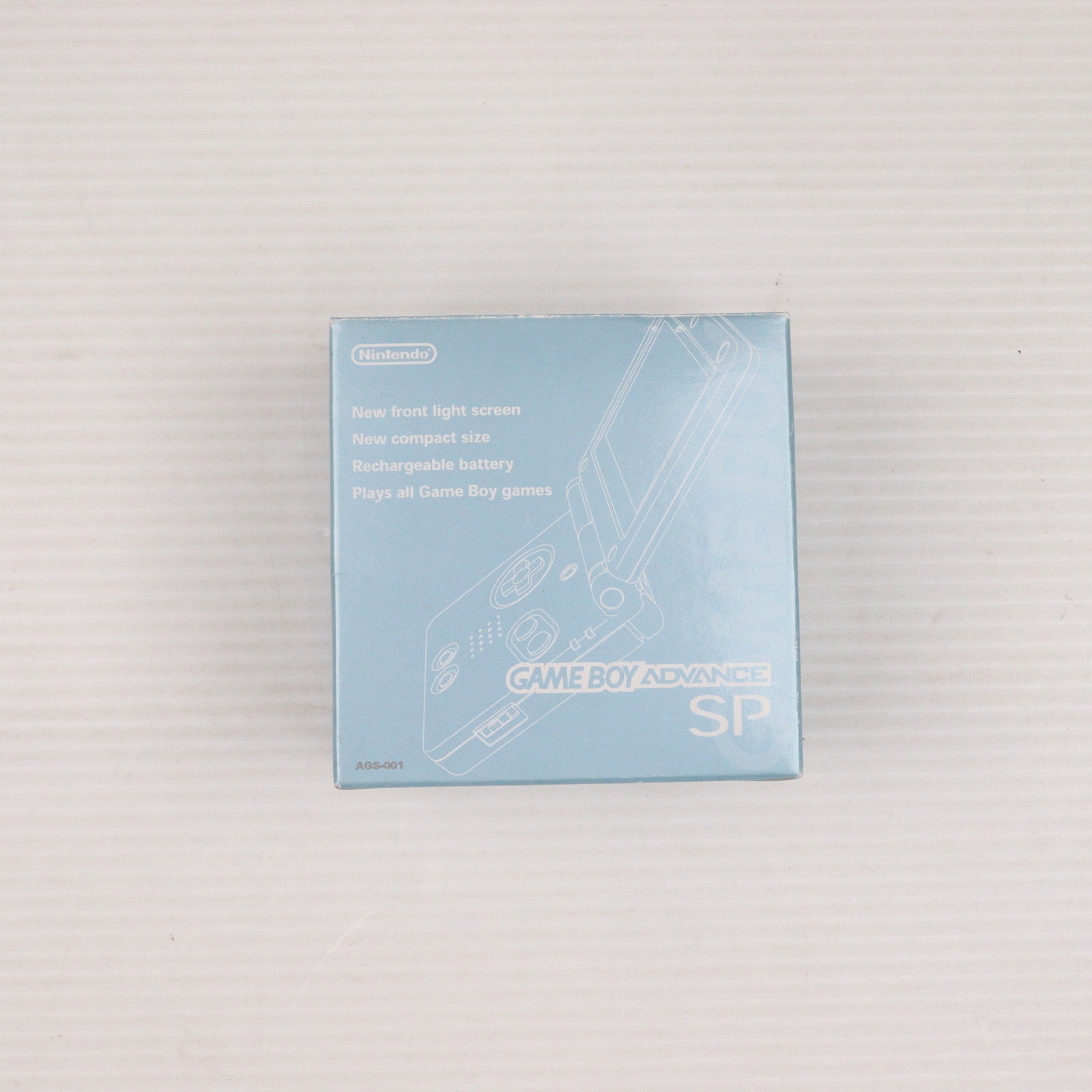 【中古即納】[GBA] (本体) ゲームボーイアドバンスSP GAMEBOY ADVANCE SP パールブルー(AGS-S-PBA)(20030905)