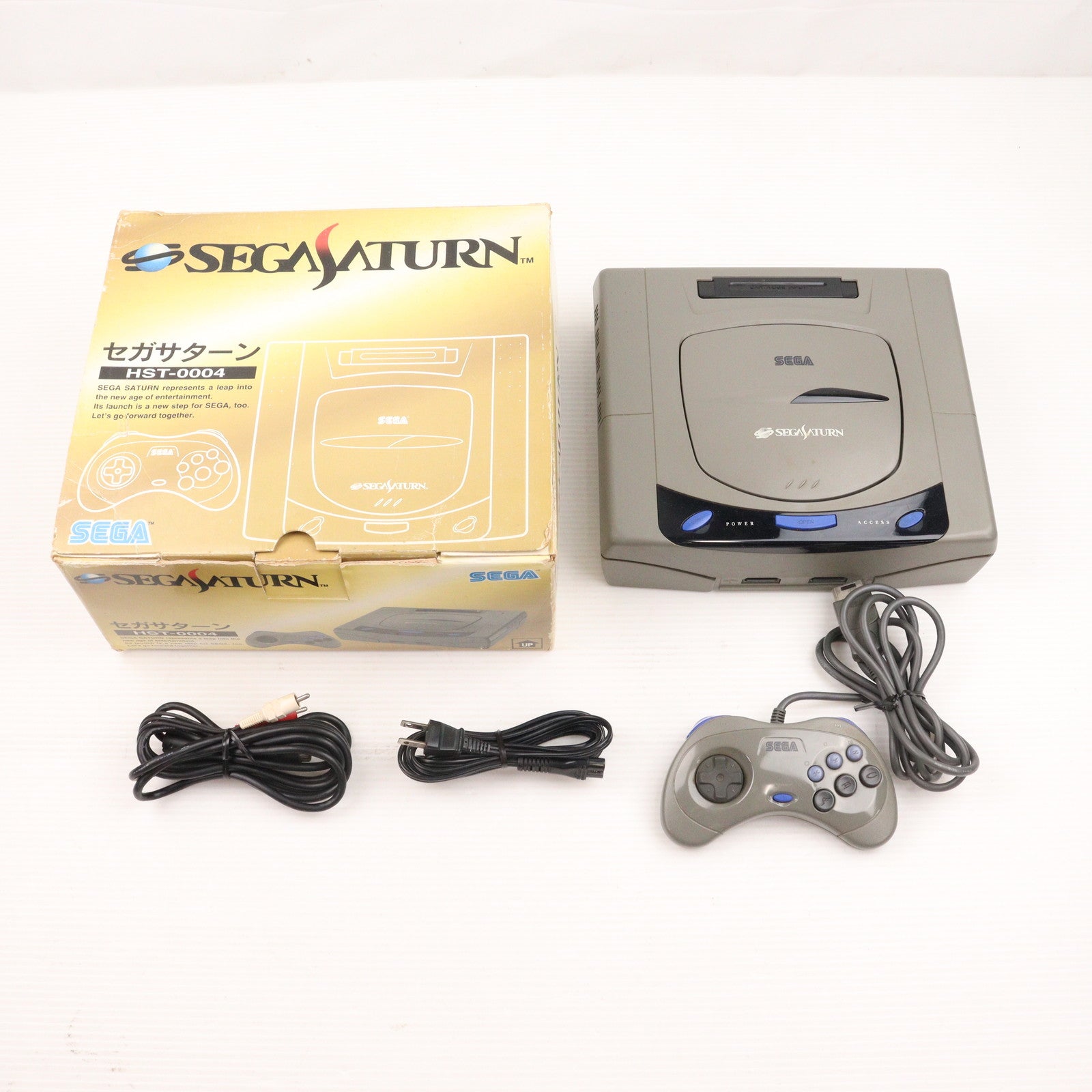 【中古即納】[SS] (本体) セガサターン グレー セガ(HST-0004)(19950704)