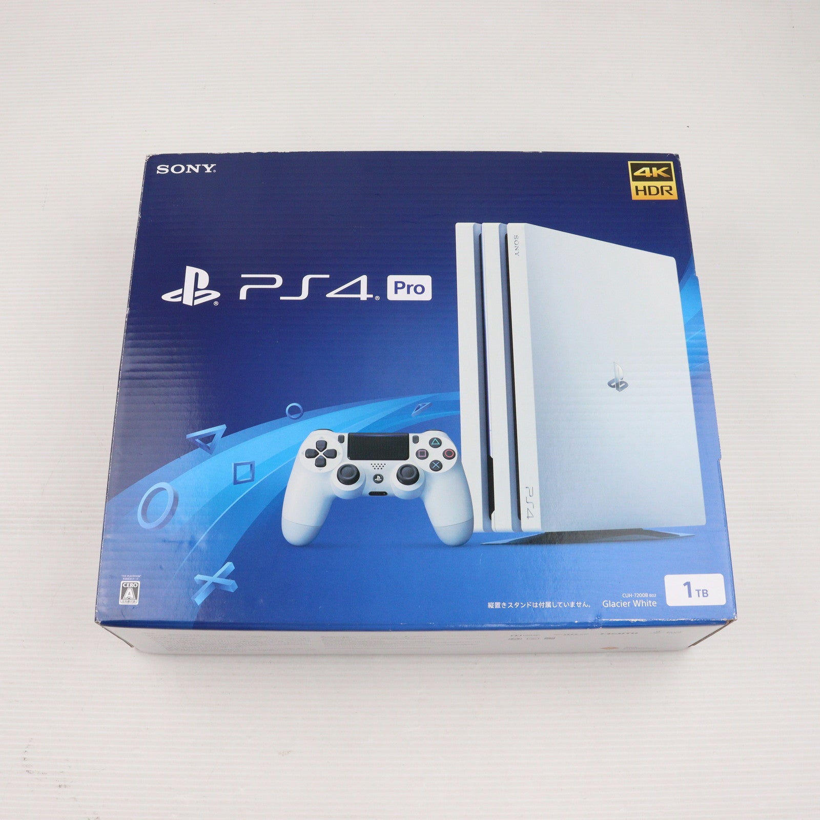 【中古即納】[PS4](本体) プレイステーション4 プロ PlayStation4 Pro グレイシャー・ホワイト 1TB(CUH-7200BB02) ソニー・インタラクティブエンタテインメント (20181012)