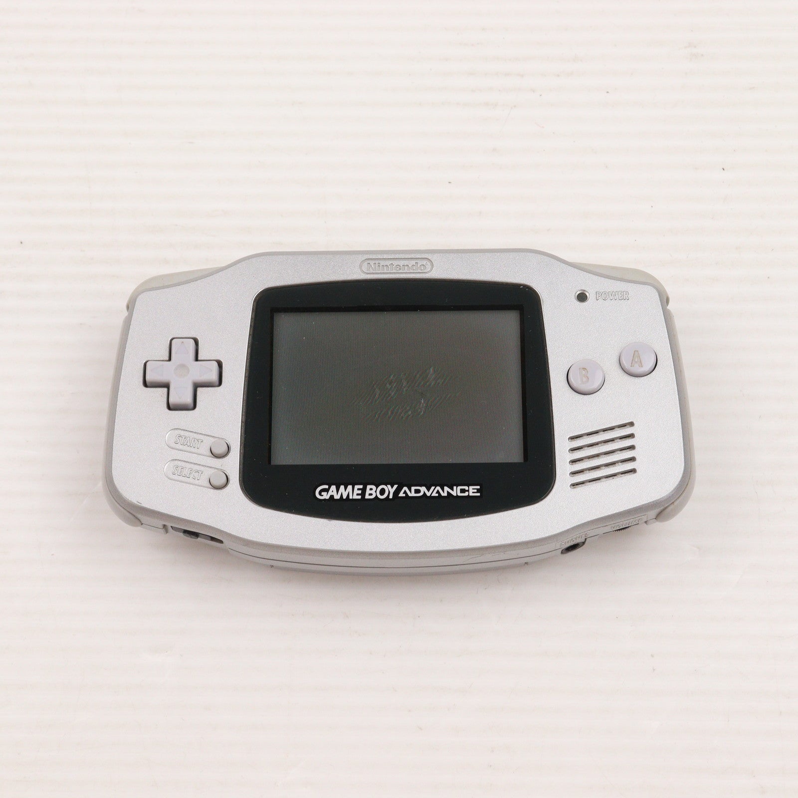 【中古即納】[GBA] (本体) ゲームボーイアドバンス GAMEBOY ADVANCE シルバー 任天堂(AGB-S-PLA)(20020927)