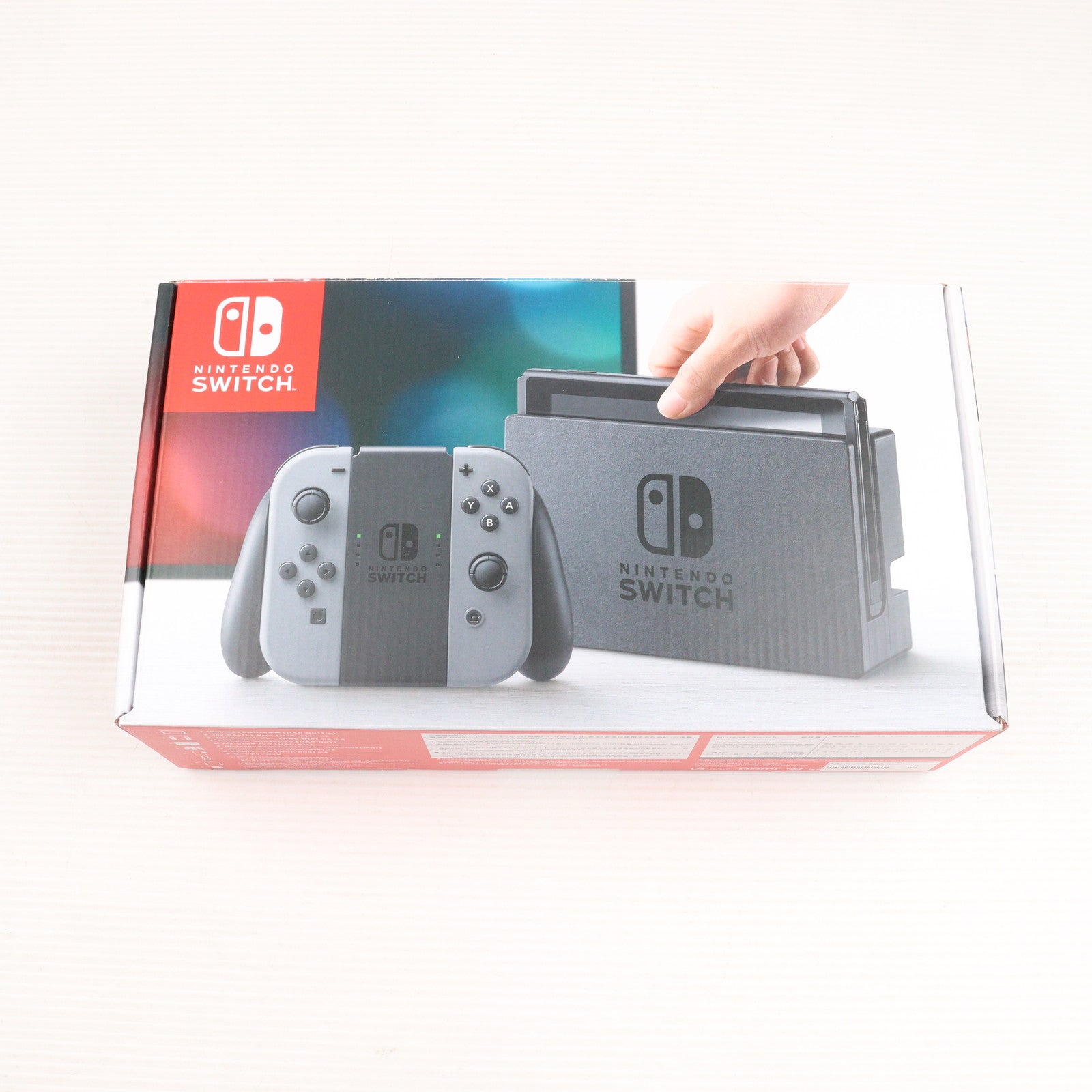 【中古即納】[Switch] (本体) Nintendo Switch(ニンテンドースイッチ) Joy-Con(L)/R グレー 任天堂(HAC-S-KAAAA)(20170303)