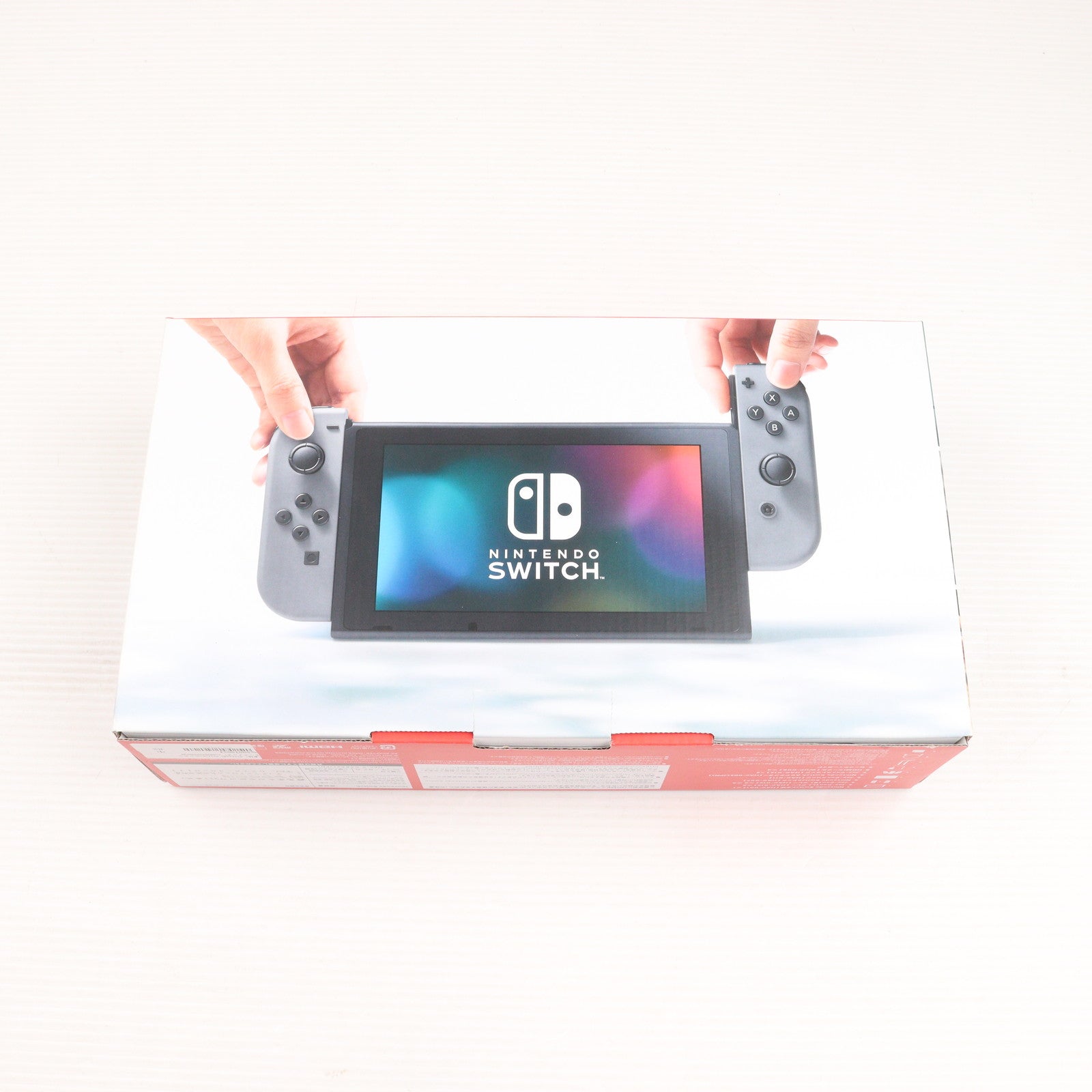 【中古即納】[Switch] (本体) Nintendo Switch(ニンテンドースイッチ) Joy-Con(L)/R グレー 任天堂(HAC-S-KAAAA)(20170303)