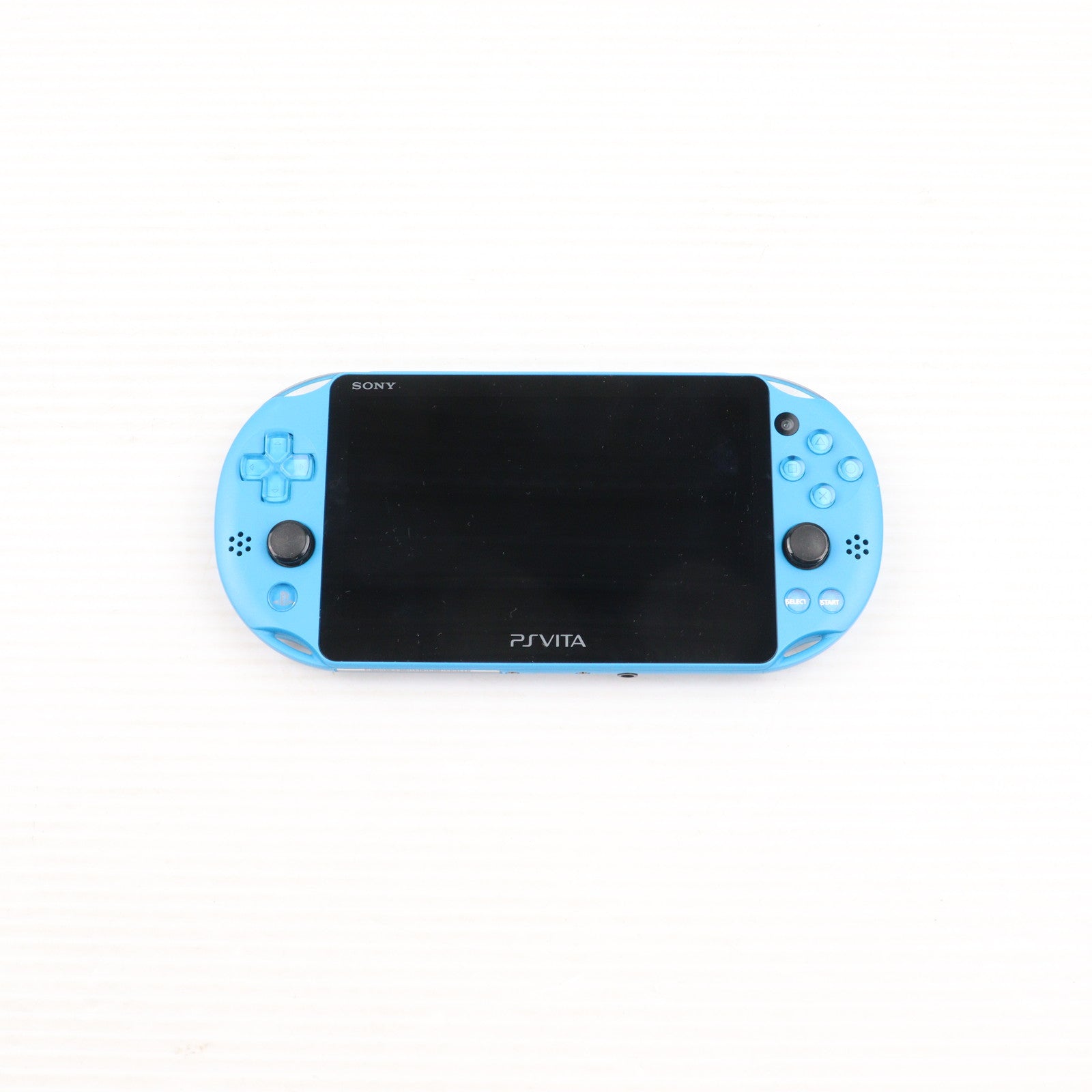 【中古即納】[PSVita] (本体) PlayStation Vita Starter Kit プレイステーション Vita スターターキット アクア・ブルー SCE(PCHJ-10030)(20160303)