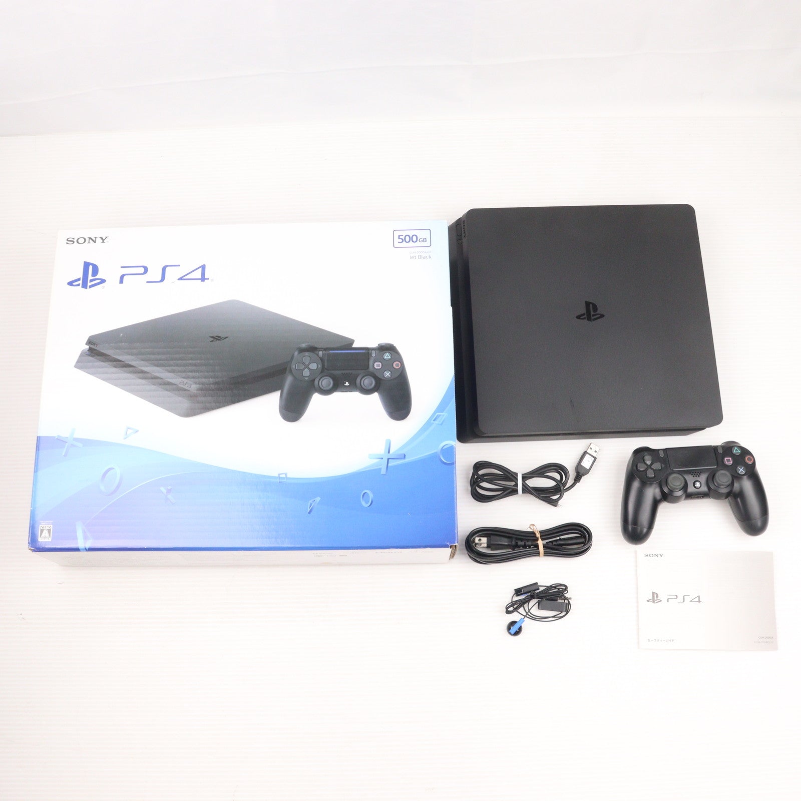 【中古即納】[PS4] (本体) プレイステーション4 PlayStation4 ジェット・ブラック HDD500GB SIE(CUH-2000AB01)(20160915)