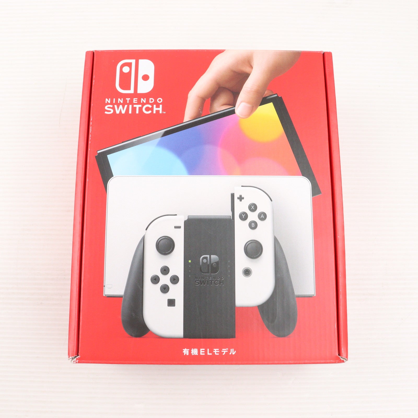 【中古即納】[Switch] (本体) Nintendo Switch(有機ELモデル) ニンテンドースイッチ Joy-Con(L)/R ホワイト 任天堂(HEG-S-KAAAA)(20211008)