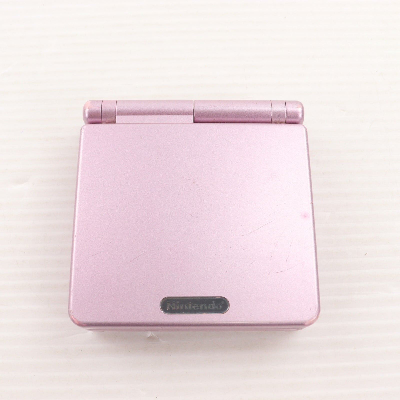 【中古即納】[GBA] (本体) GAMEBOY ADVANCE SP(ゲームボーイアドバンスSP) パールピンク 任天堂(AGS-S-PPA)(20030905)