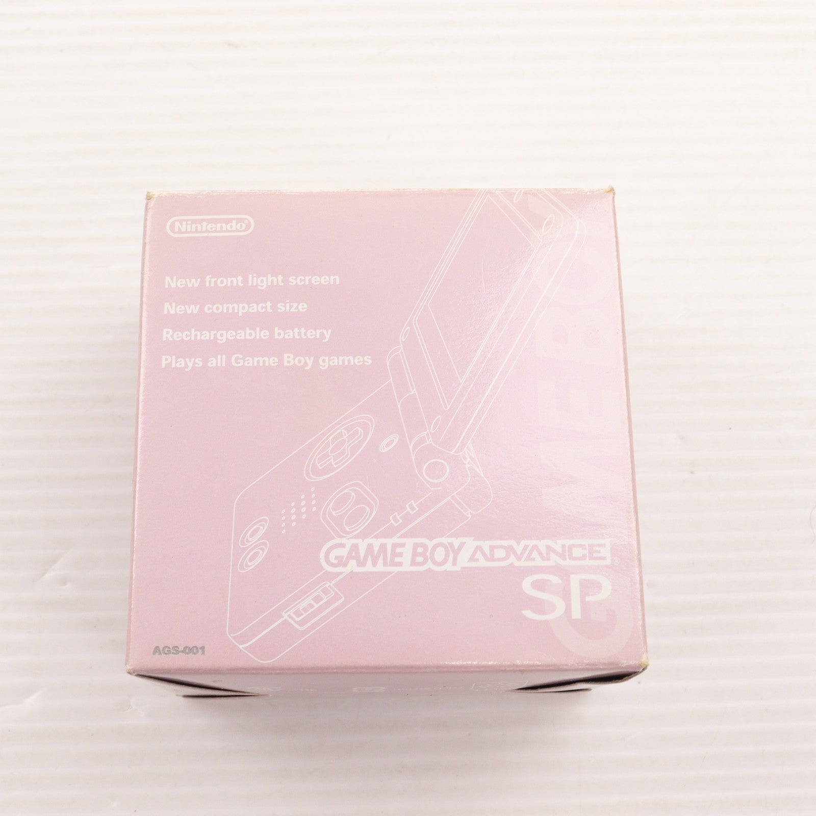 【中古即納】[GBA] (本体) GAMEBOY ADVANCE SP(ゲームボーイアドバンスSP) パールピンク 任天堂(AGS-S-PPA)(20030905)