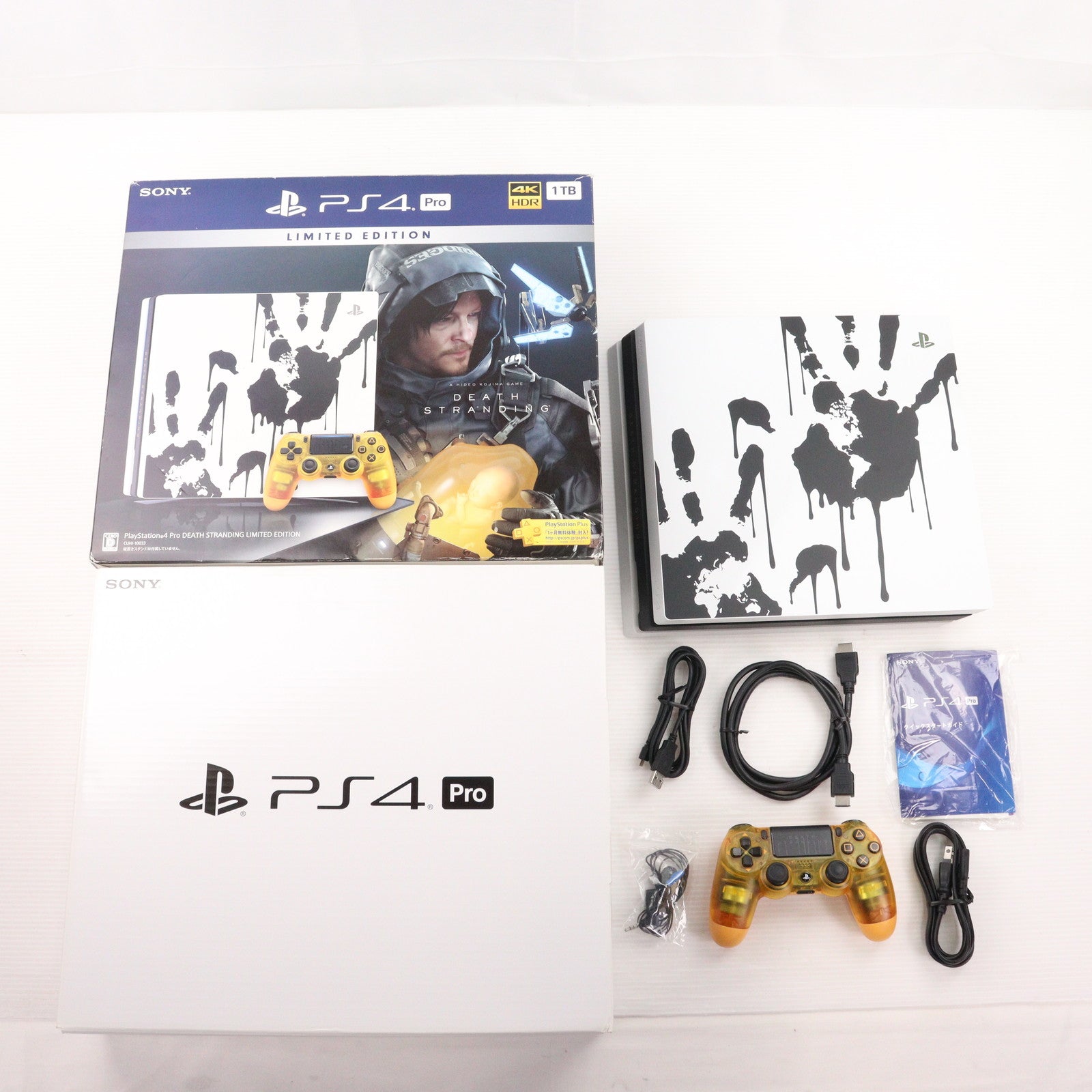 【中古即納】[PS4] (本体) PlayStation4 Pro(プレイステーション4 プロ) DEATH STRANDING(デス・ストランディング) LIMITED EDITION SIE(CUHJ-10033)(20191108)