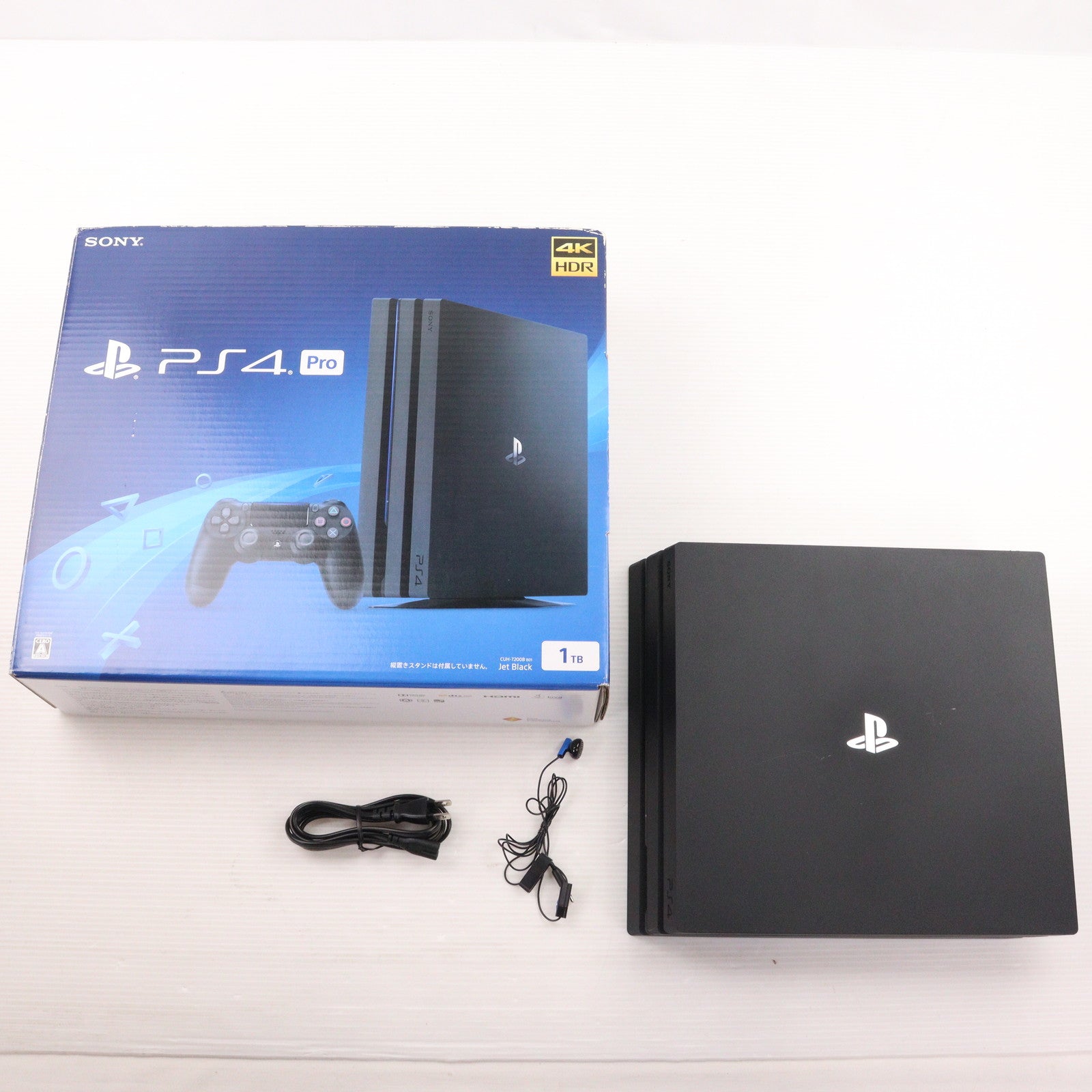 【中古即納】[PS4] (本体) PlayStation4 Pro(プレイステーション4 プロ) ジェット・ブラック 1TB SIE(CUH-7200BB01)(20181012)