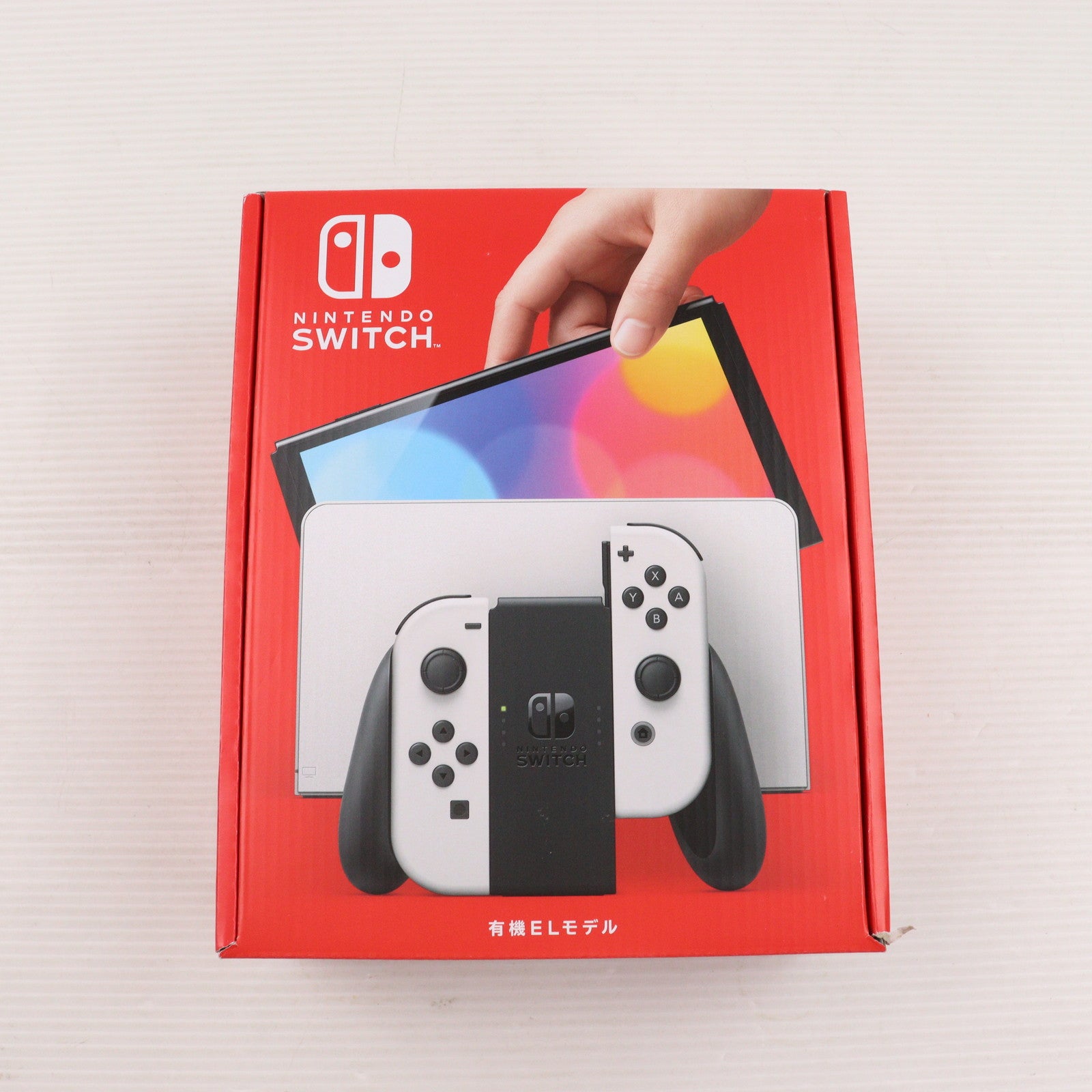 【中古即納】[Switch] (本体)(未使用) Nintendo Switch(有機ELモデル) ニンテンドースイッチ Joy-Con(L)/R ホワイト 任天堂(HEG-S-KAAAA)(20211008)