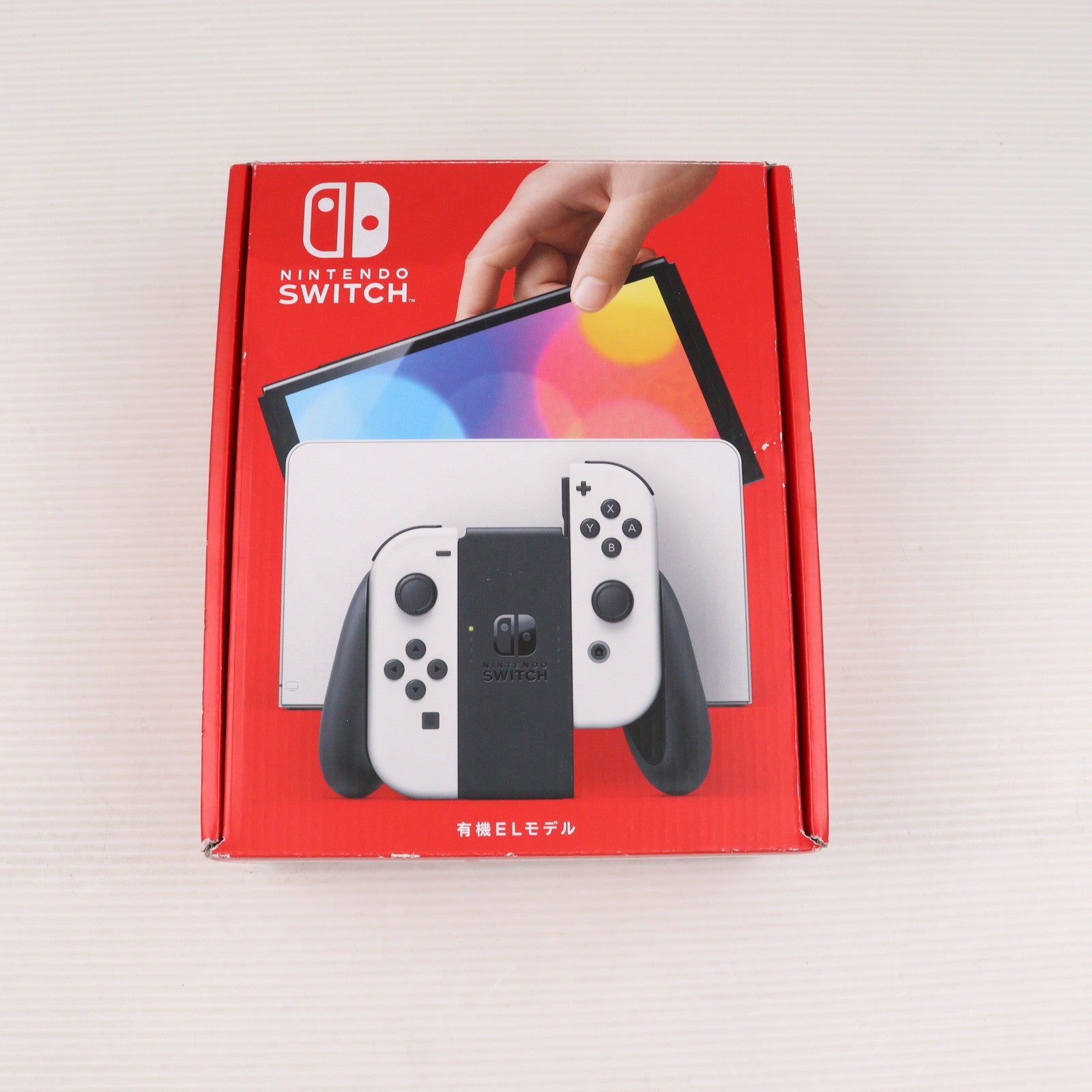 【中古即納】[Switch] (本体) Nintendo Switch(有機ELモデル) ニンテンドースイッチ Joy-Con(L)/R ホワイト 任天堂(HEG-S-KAAAA)(20211008)