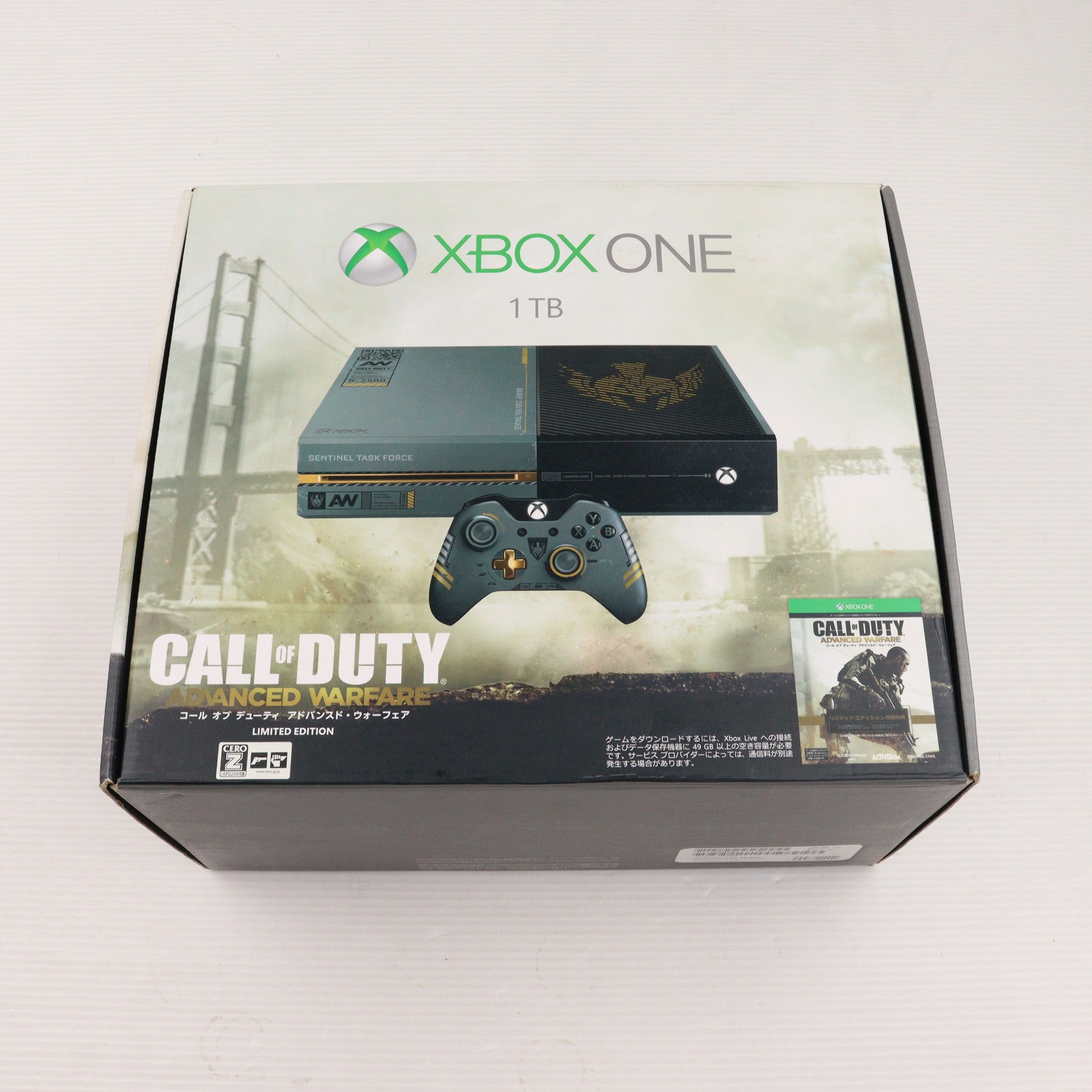 【中古即納】[XboxOne] (本体) Xbox One 1TB 「コール オブ デューティ アドバンスド・ウォーフェア」リミテッドエディション 日本マイクロソフト(5C7-00017)(20141113)