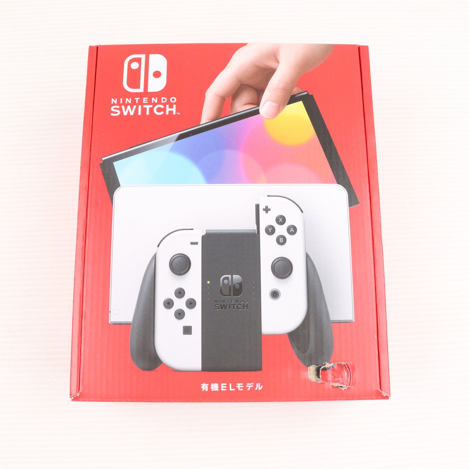 【中古即納】[Switch] (本体)(未使用) Nintendo Switch(有機ELモデル) ニンテンドースイッチ Joy-Con(L)/R ホワイト 任天堂(HEG-S-KAAAA)(20211008)