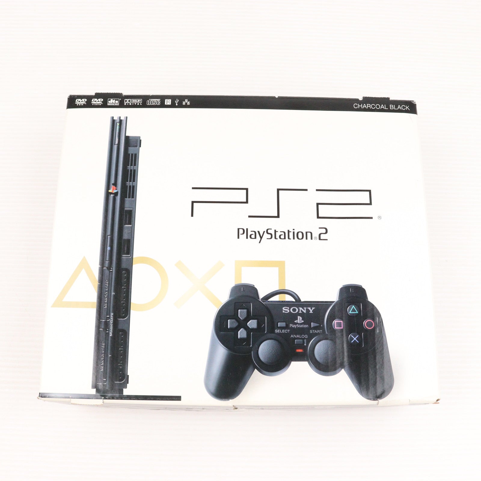 【中古即納】[PS2] (本体) プレイステーション2 PlayStation2 チャコール・ブラック SCE(SCPH-77000CB)(20060915)