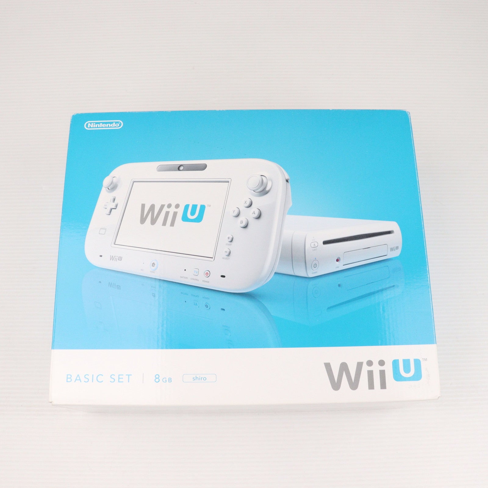 【中古即納】[WiiU] (本体) Wii U ベーシックセット 白 BASIC SET Shiro(本体メモリー8GB) 任天堂(WUP-S-WAAA)(20121208)