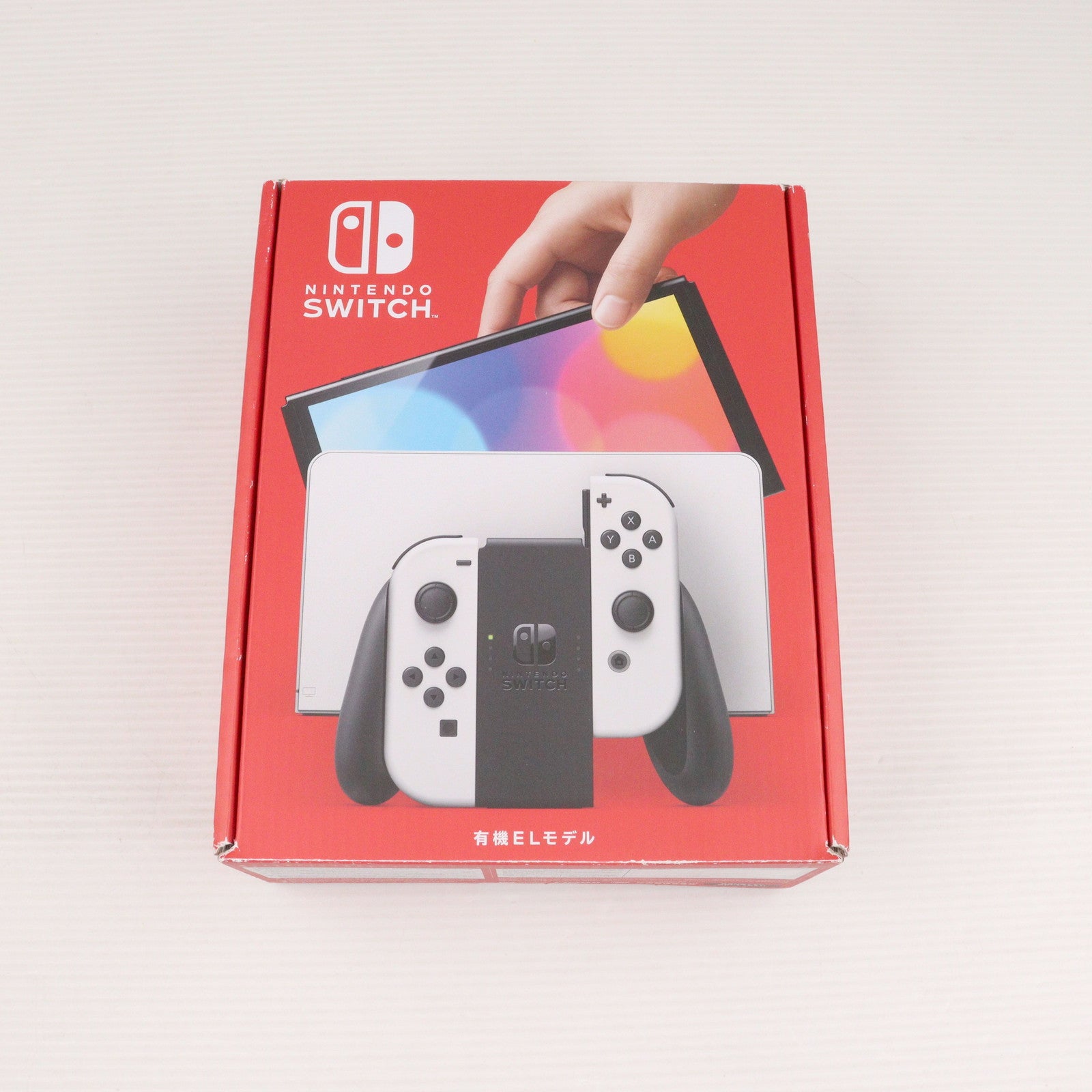 【中古即納】[Switch] (本体) Nintendo Switch(有機ELモデル) ニンテンドースイッチ Joy-Con(L)/R ホワイト 任天堂(HEG-S-KAAAA)(20211008)