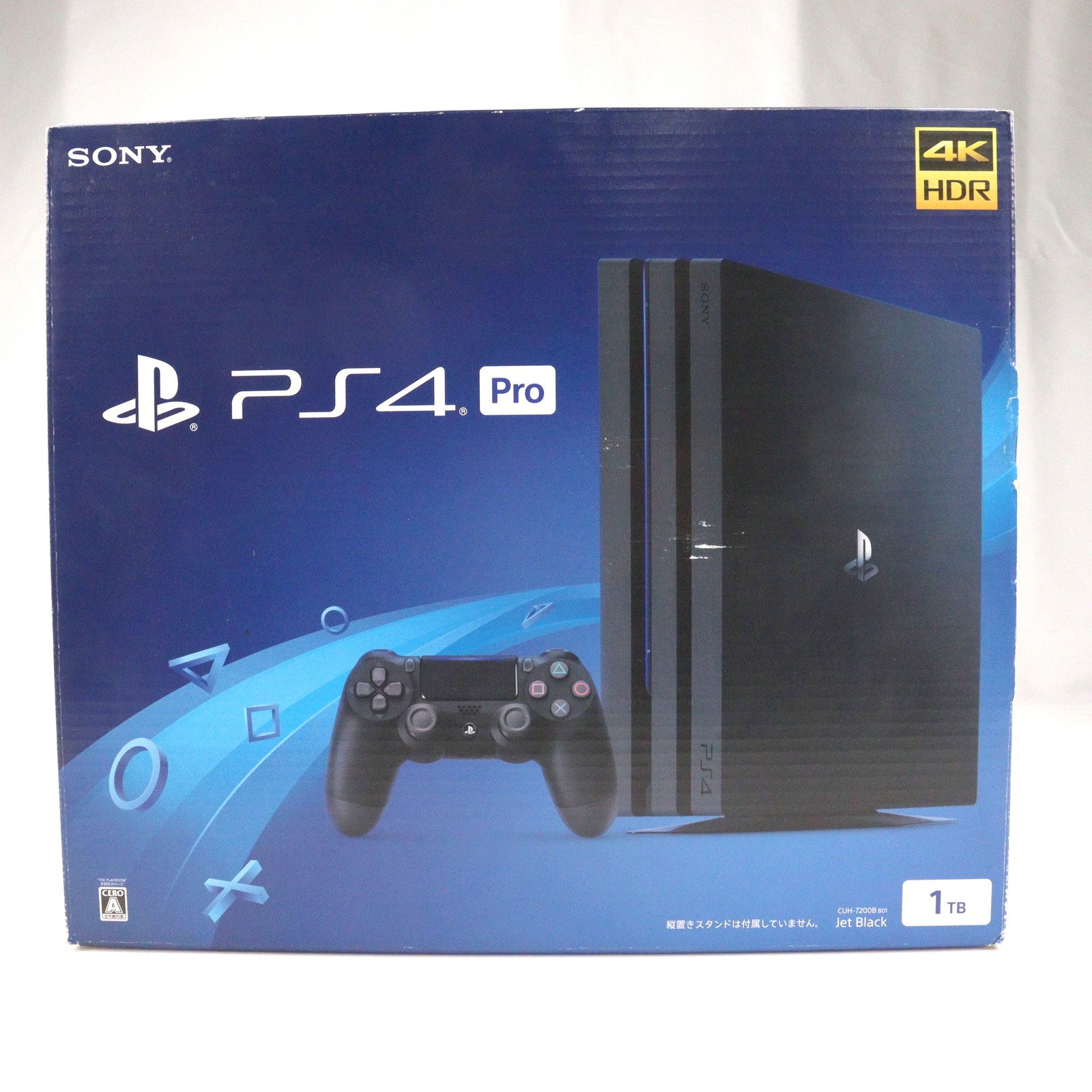 【中古即納】[PS4] (本体) PlayStation4 Pro(プレイステーション4 プロ) ジェット・ブラック 1TB SIE(CUH-7200BB01)(20180927)