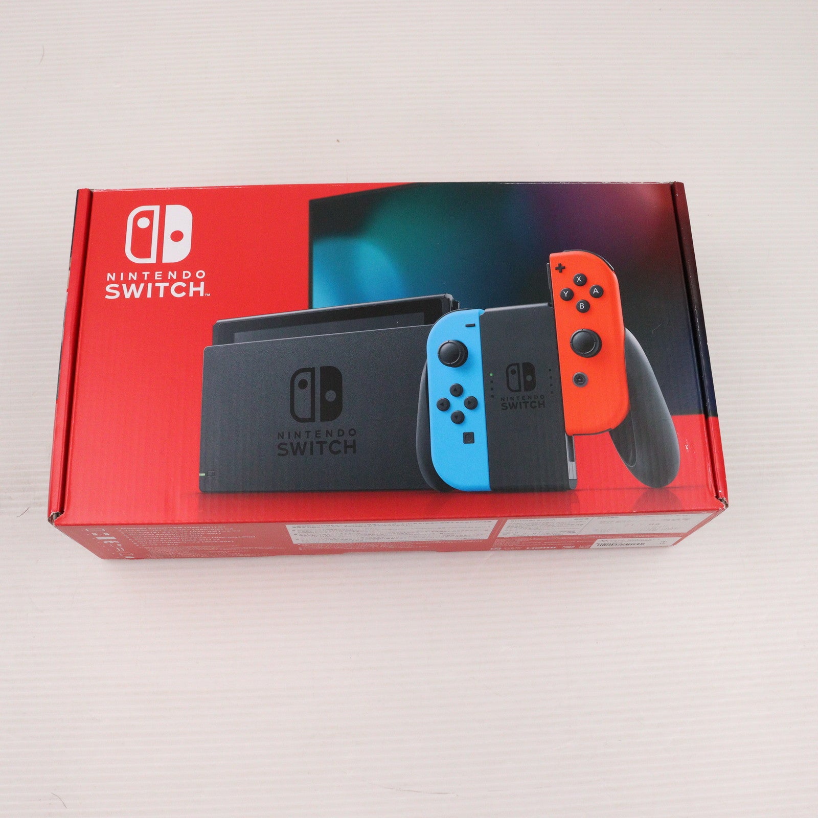 【中古即納】[Switch] (本体) Nintendo Switch(ニンテンドースイッチ) Joy-Con(L) ネオンブルー/(R) ネオンレッド 任天堂(HAD-S-KABAA)(20190830)