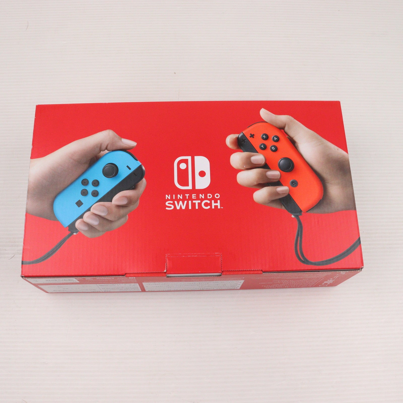 【中古即納】[Switch] (本体) Nintendo Switch(ニンテンドースイッチ) Joy-Con(L) ネオンブルー/(R) ネオンレッド 任天堂(HAD-S-KABAA)(20190830)