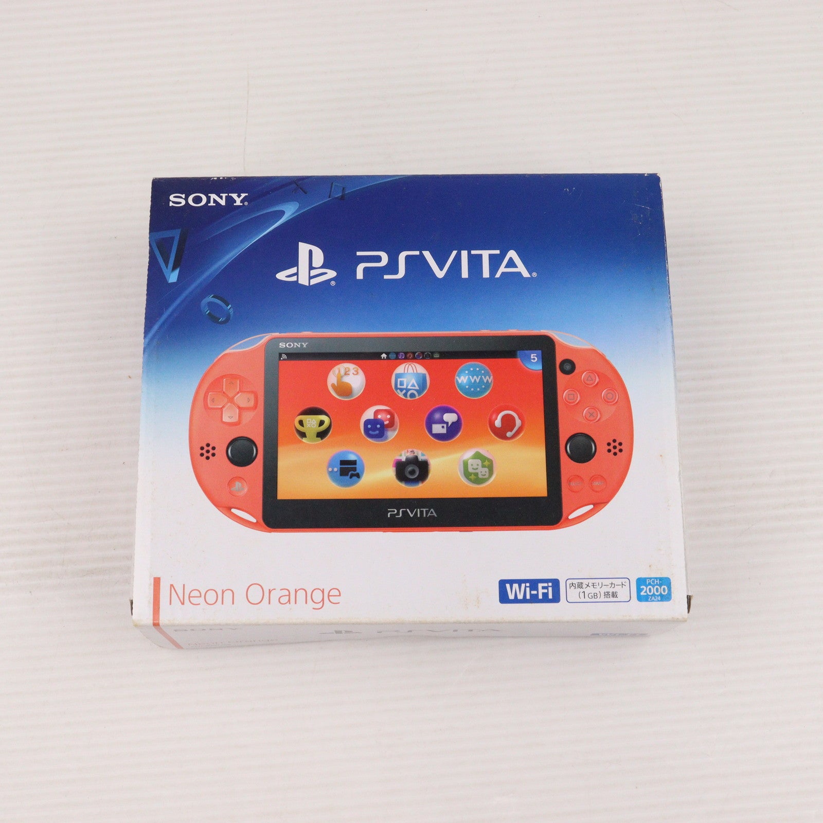 【中古即納】[PSVita] (本体) プレイステーションVita PlayStationVita Wi-Fiモデル ネオン・オレンジ SCE(PCH-2000ZA24)(20150917)