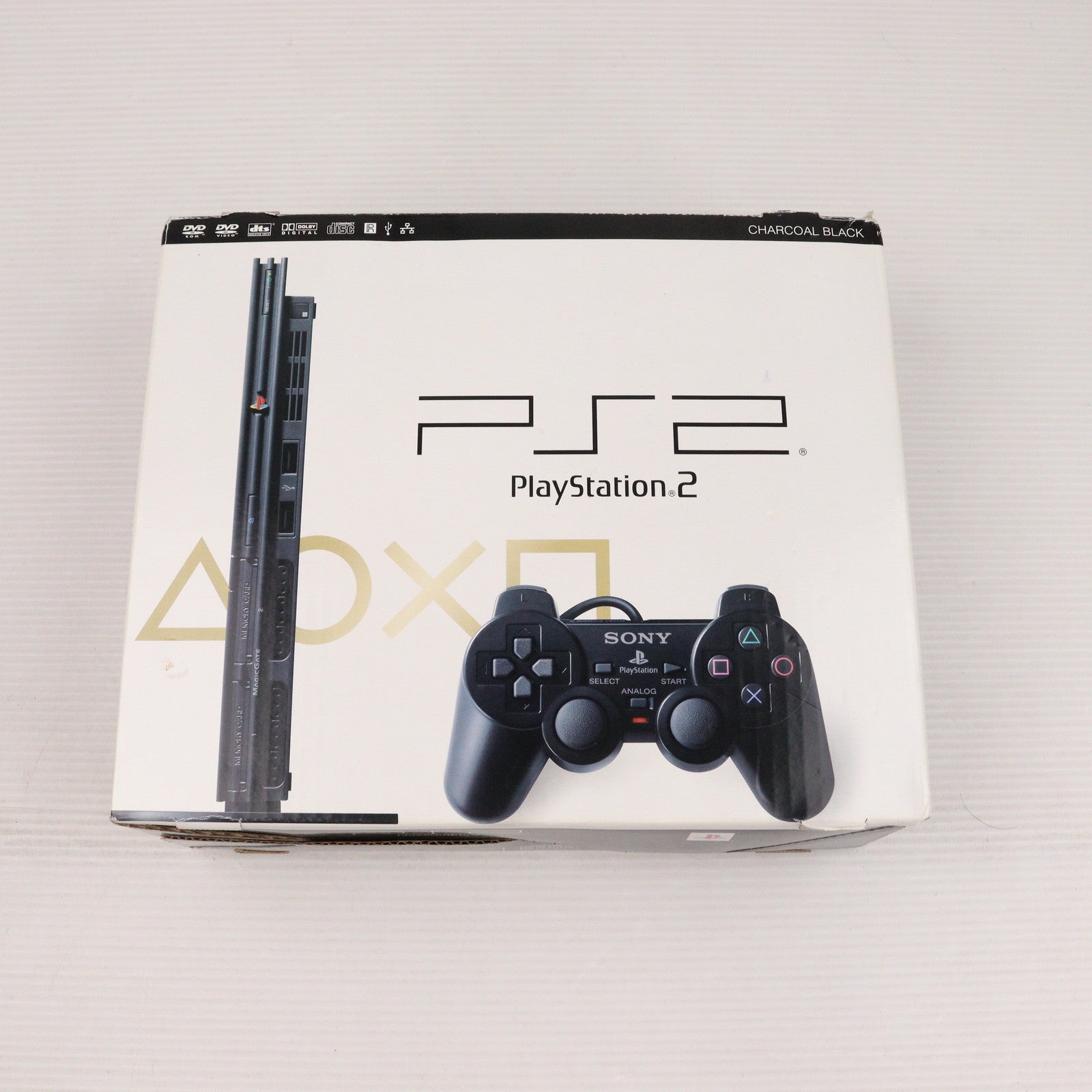 【中古即納】[PS2] (本体) プレイステーション2 PlayStation2 チャコール・ブラック SCE(SCPH-75000CB)(20051201)