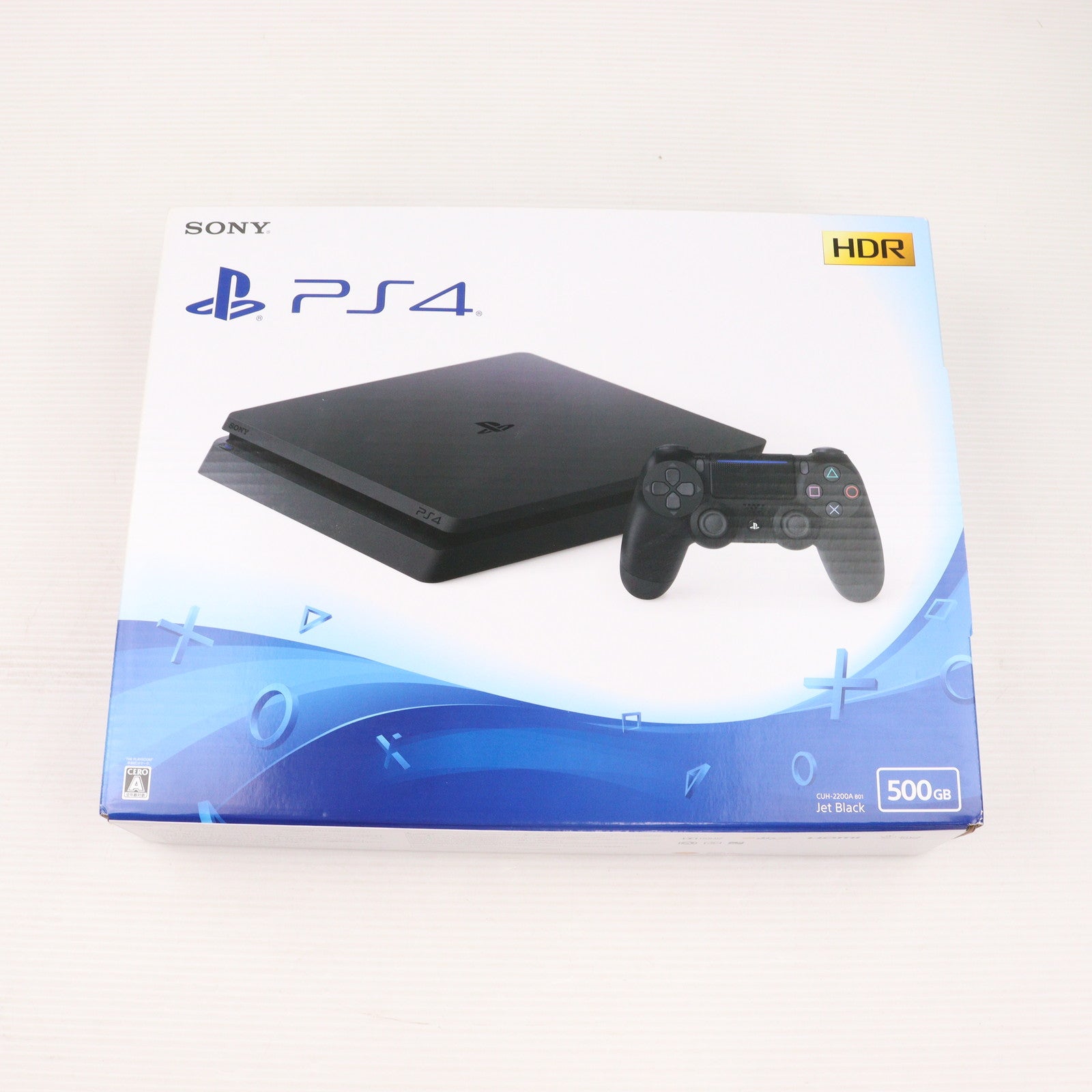 【中古即納】[PS4] (本体) PlayStation4(プレイステーション4) ジェット・ブラック HDD500GB SIE(CUH-2200AB01)(20180702)