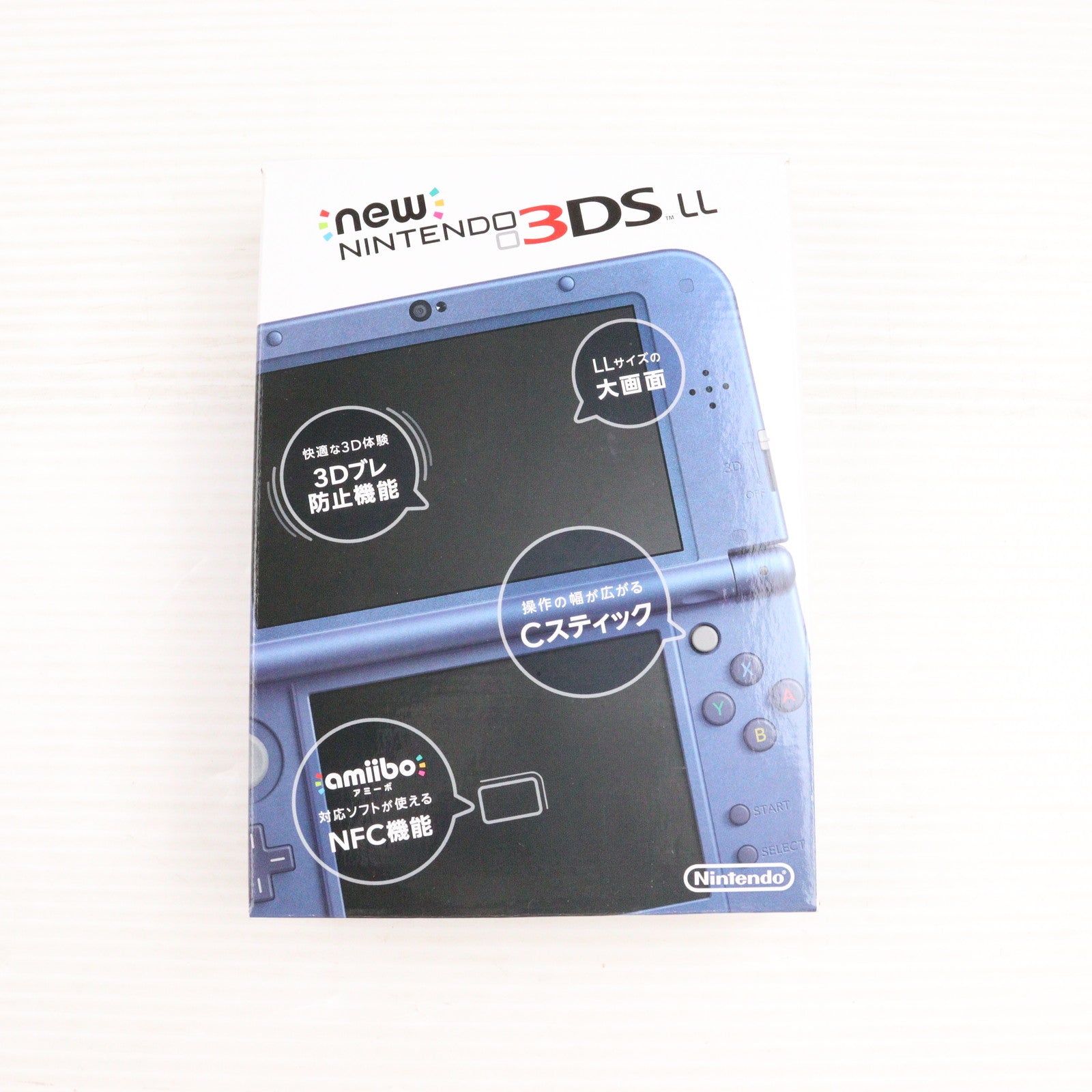 【中古即納】[3DS] (本体) Newニンテンドー3DS LL メタリックブルー 任天堂(RED-S-BAAA)(20141011)