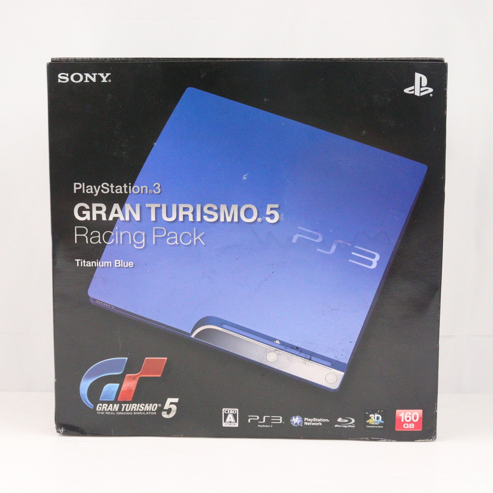 【中古即納】[PS3] (本体) PlayStation 3(プレイステーション3) 160GB GRAN TURISMO 5 RACING PACK(グランツーリスモ5 レーシングパック) SCE(CEJH-10007)(20101125)