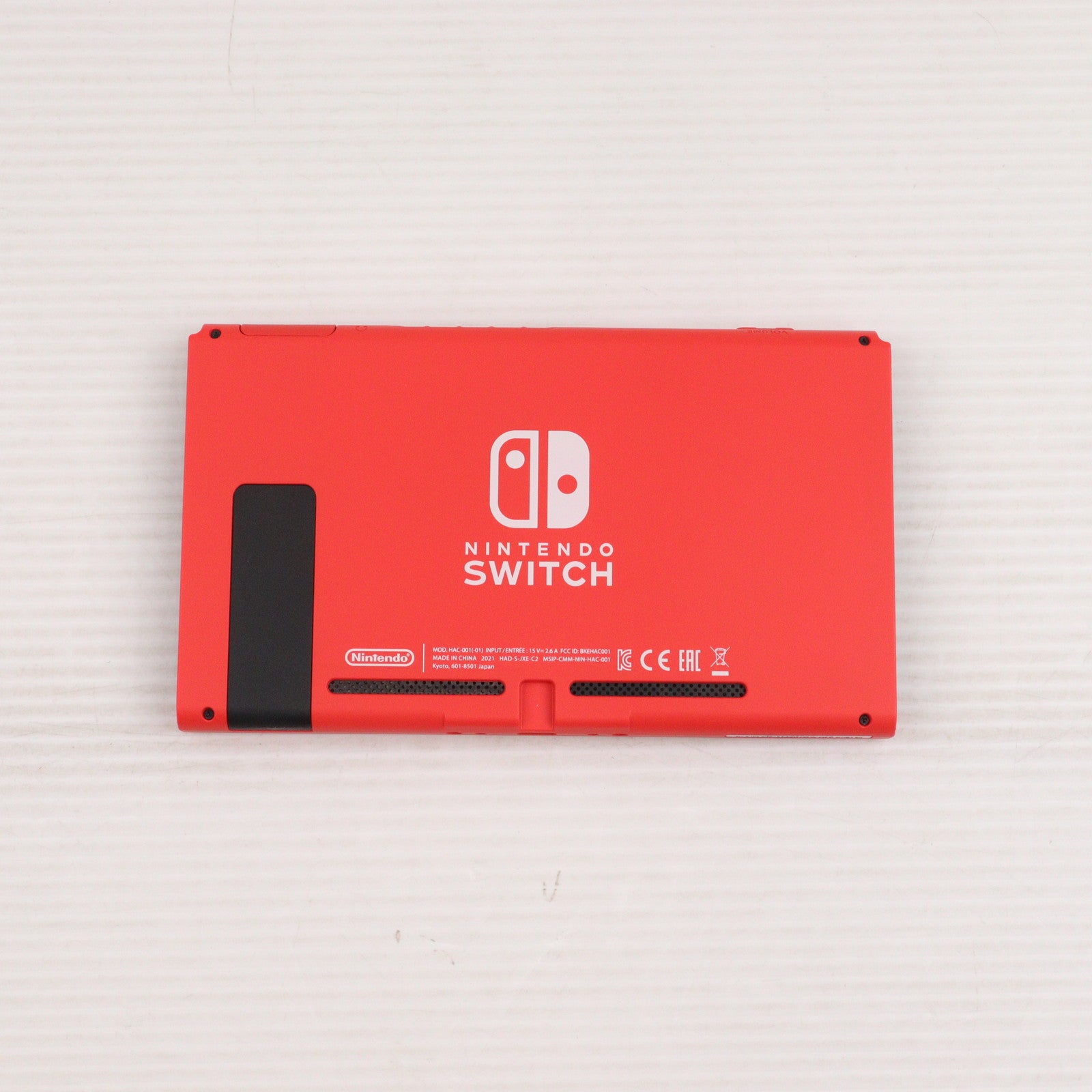 【中古即納】[Switch] (本体)(保護フィルム無し) Nintendo Switch(ニンテンドースイッチ) マリオレッド×ブルー セット 任天堂(HAD-S-RAAAF)(20210212)