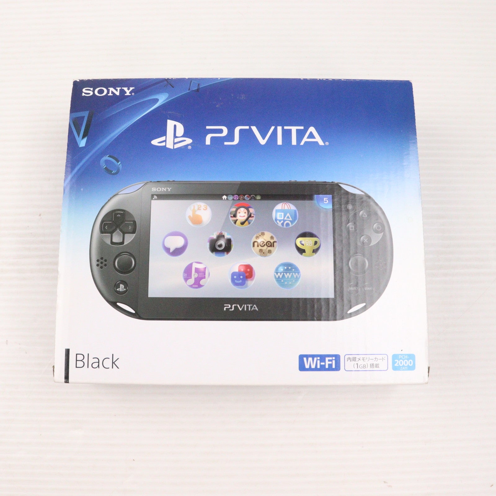 【中古即納】[PSVita] (本体) PlayStation Vita プレイステーションVita Wi-Fiモデル ブラック SCE(PCH-2000ZA11)(20140925)