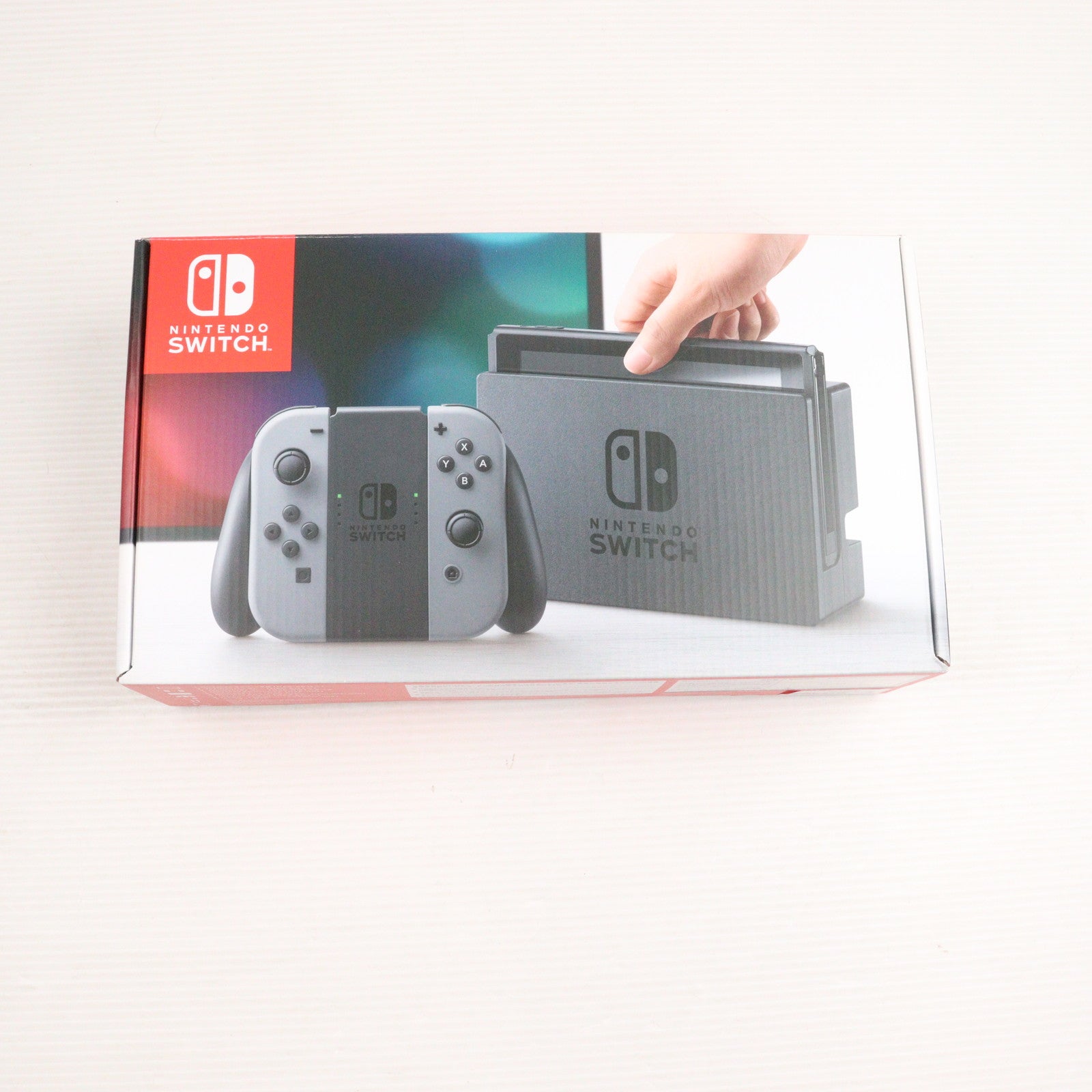 【中古即納】[Switch] (本体) Nintendo Switch(ニンテンドースイッチ) Joy-Con(L)/R グレー 任天堂(HAC-S-KAAAA)(20170303)