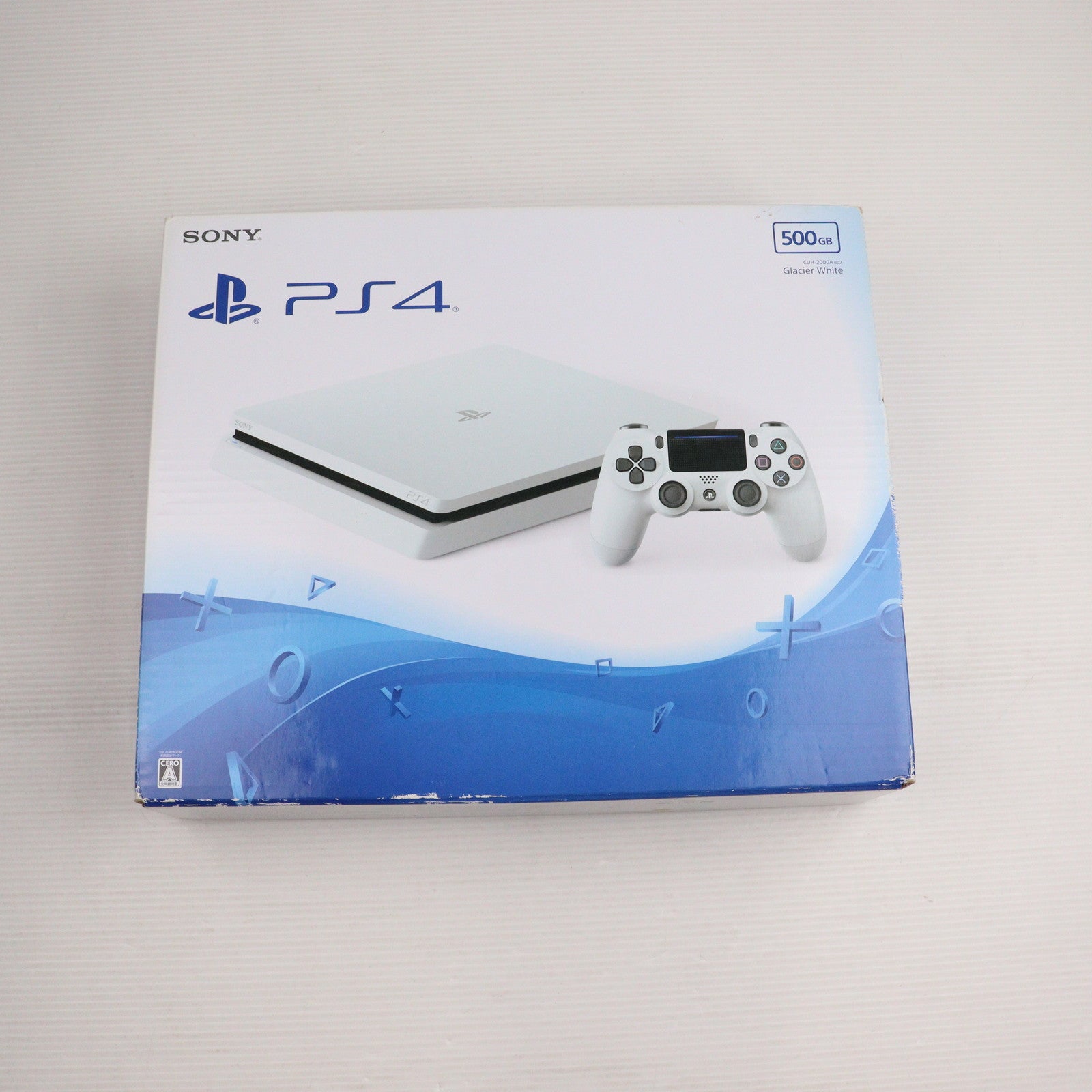 【中古即納】[PS4] (本体) プレイステーション4 PlayStation4 グレイシャー・ホワイト 500GB SIE(CUH-2000AB02)(20170223)