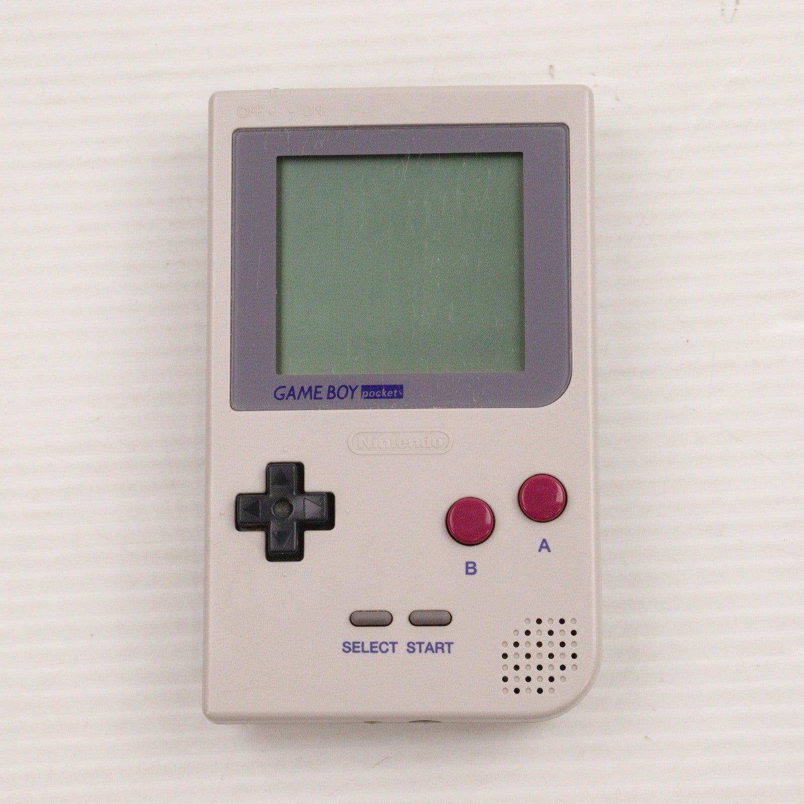 【中古即納】[GB] (本体) GAMEBOY pocket(ゲームボーイポケット) グレー 任天堂(MGB-001)(19960721)