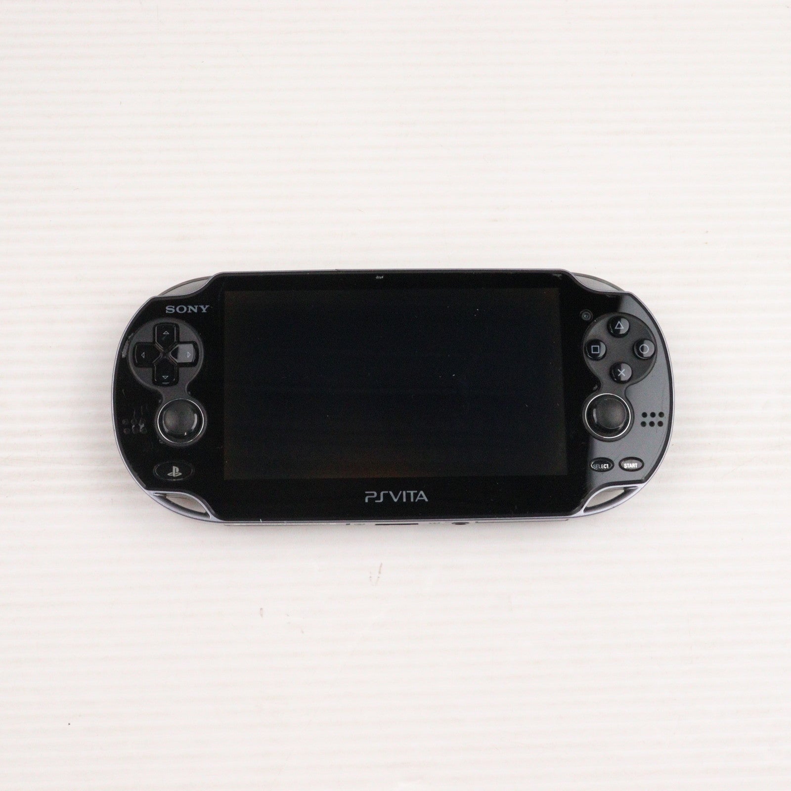 【中古即納】[PSVita] (本体) PlayStation Vita(プレイステーション ヴィータ) Wi-Fiモデル クリスタル・ブラック SCE(PCH-1000ZA01)(20111217)