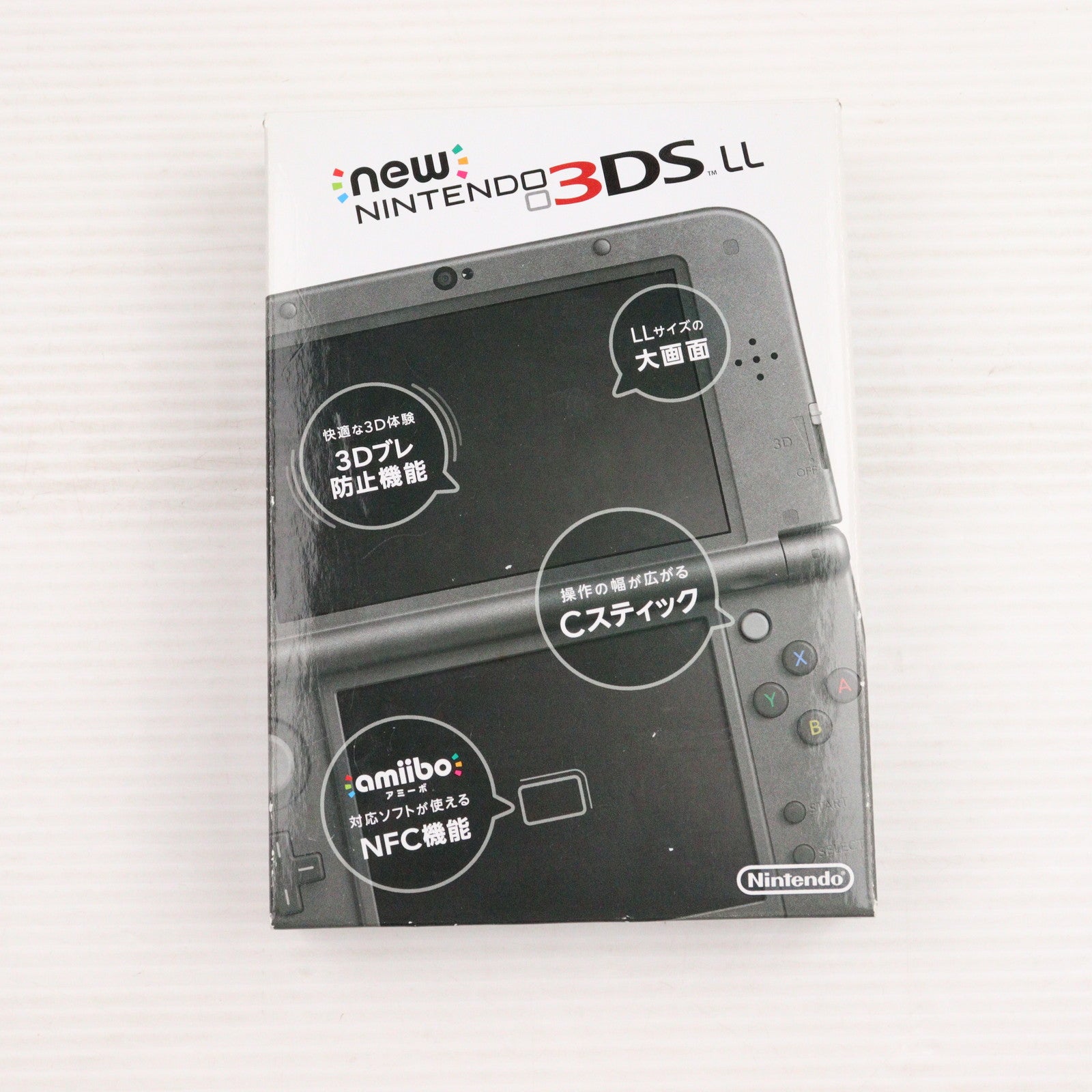 【中古即納】[3DS] (本体) Newニンテンドー3DS LL メタリックブラック 任天堂(RED-S-VAAA)(20141011)