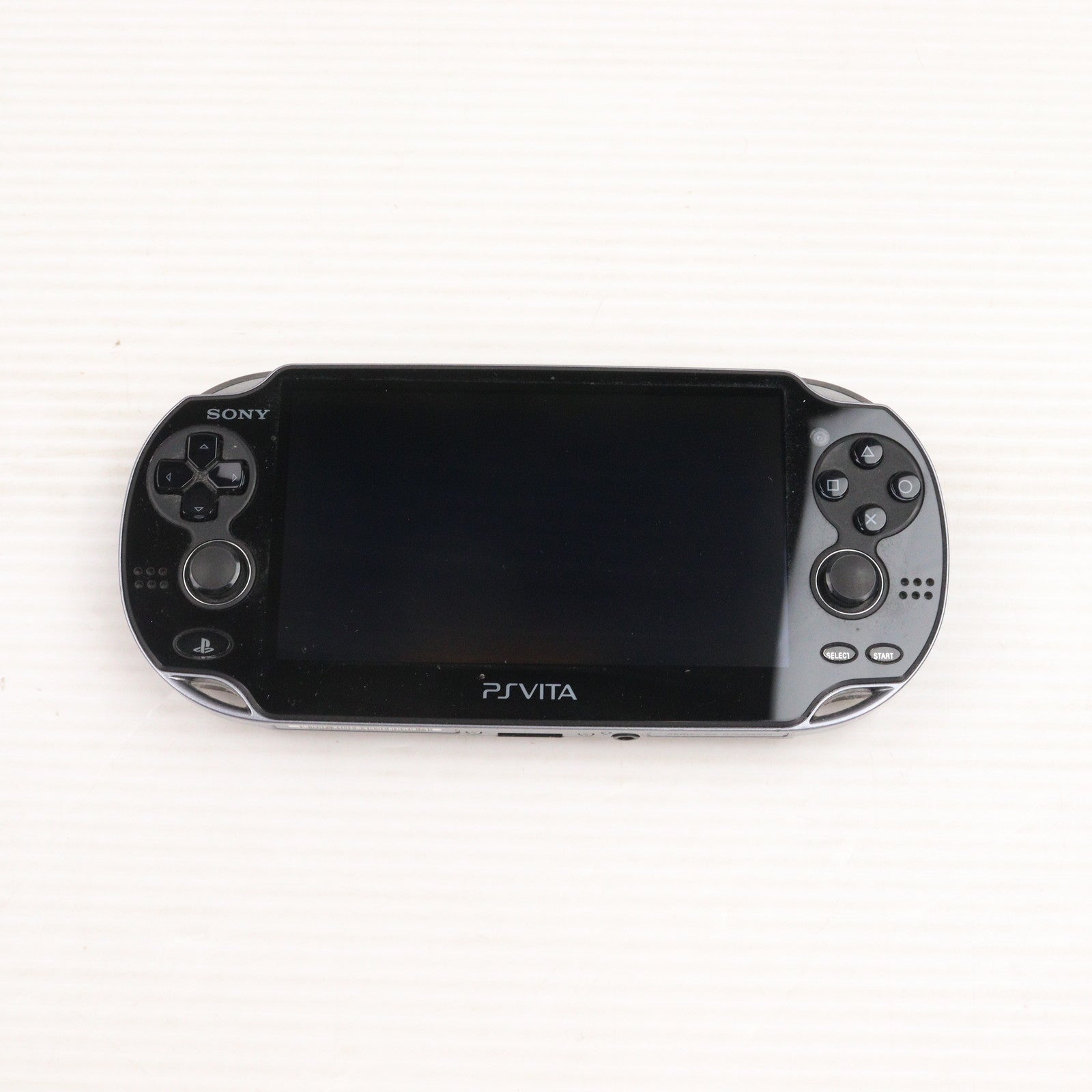 【中古即納】[PSVita] (本体) PlayStation Vita(プレイステーション ヴィータ) Wi-Fiモデル クリスタル・ブラック SCE(PCH-1000ZA01)(20111217)